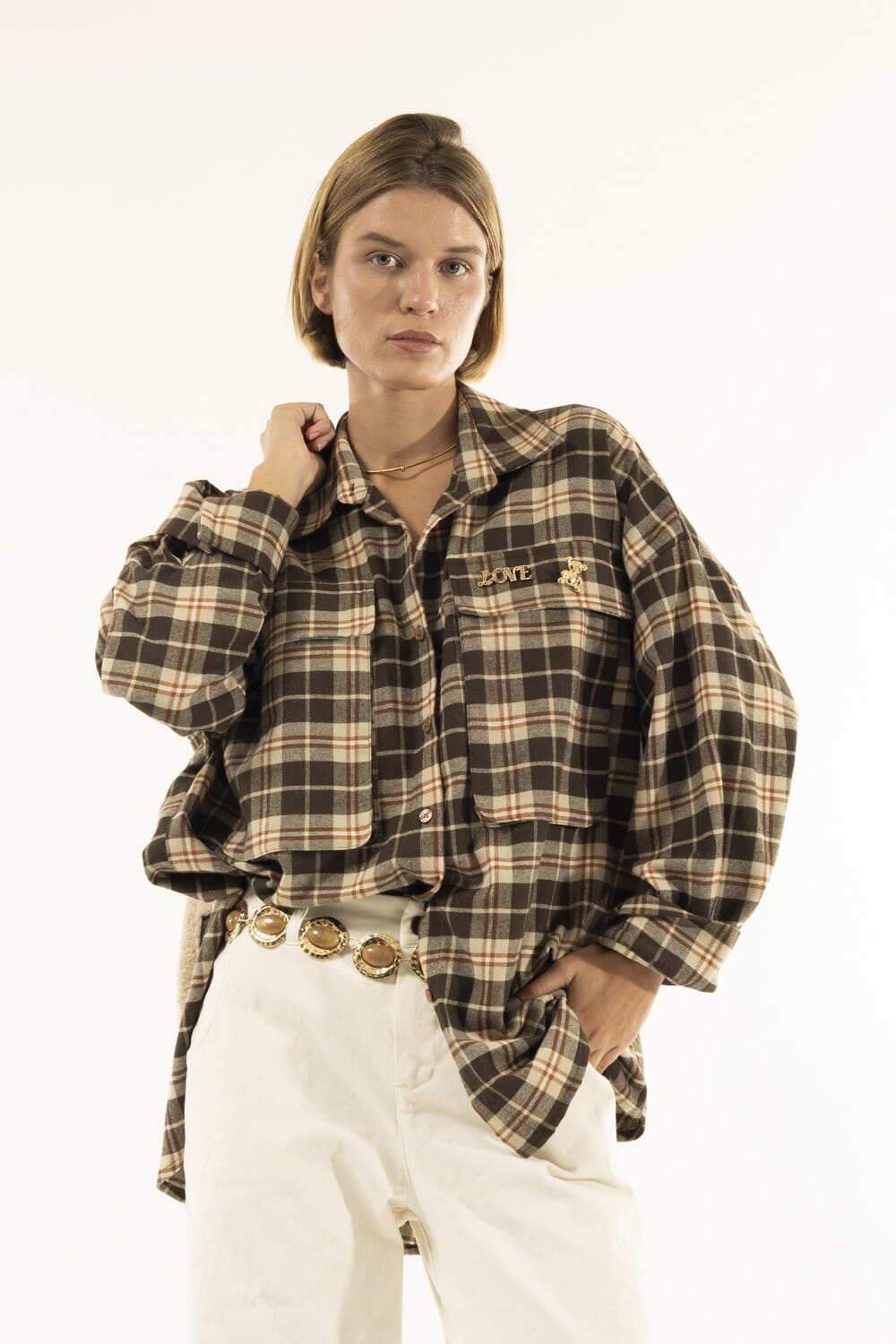 Kontatto - Chemise à carreaux