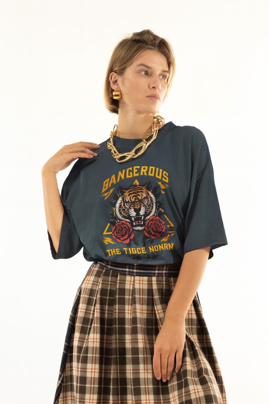 Kontatto - T-shirt imprimé rock