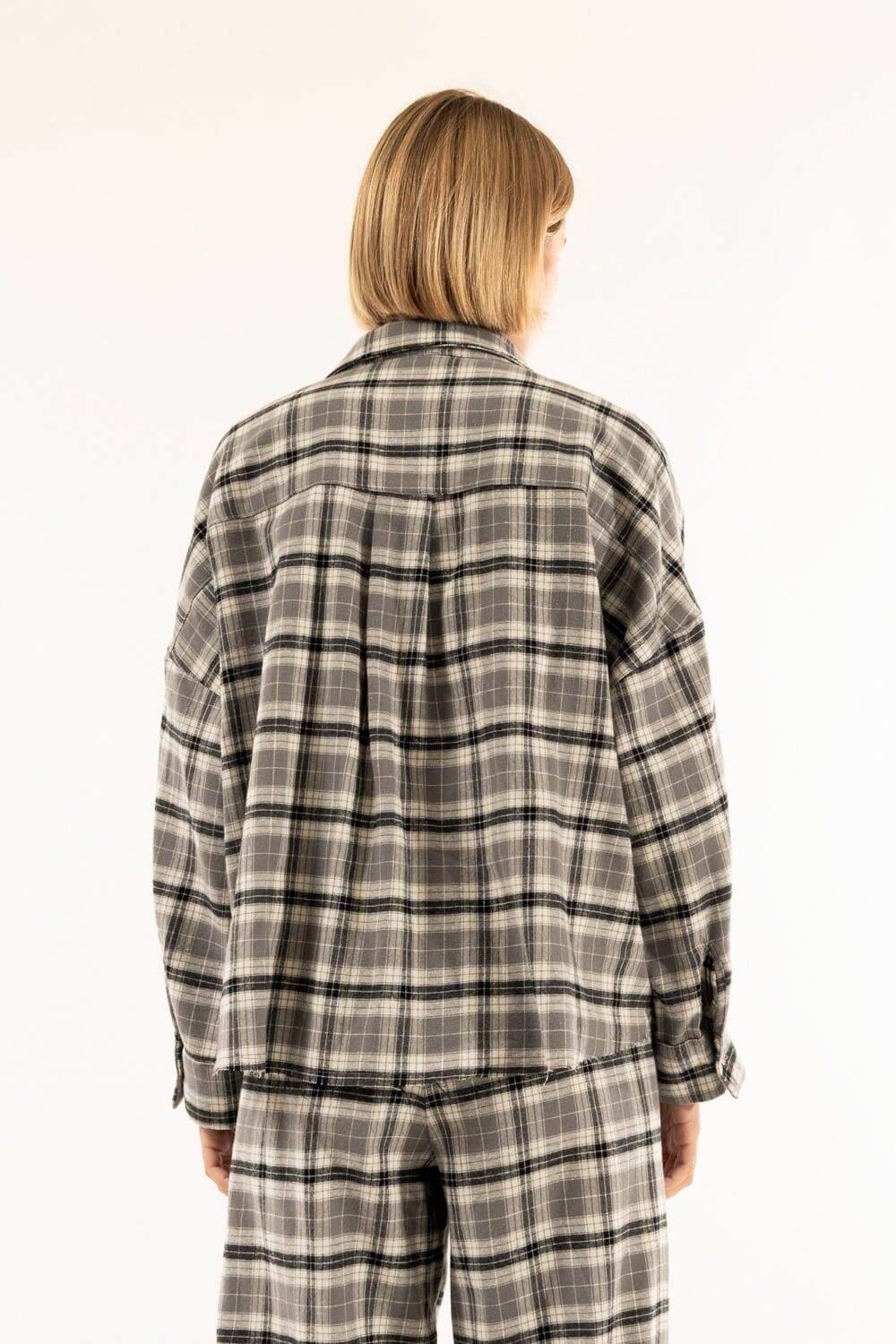 Camicia Over Sfrangiata Fondo Kontatto