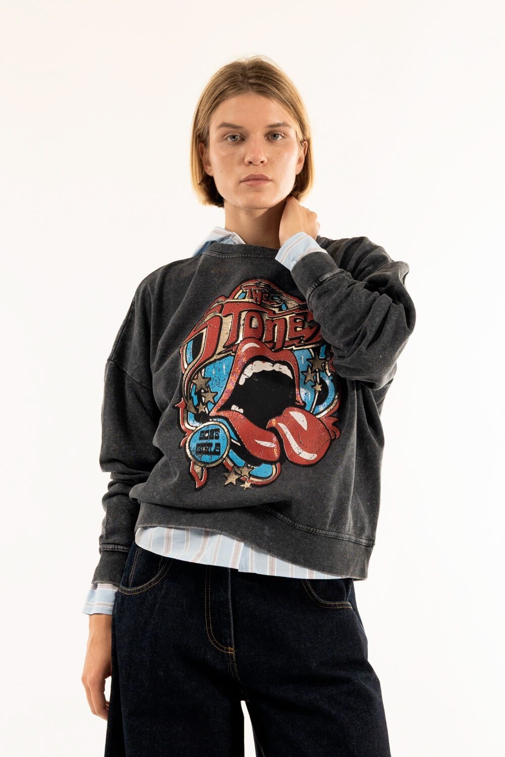 Sweat-shirt imprimé Kontatto