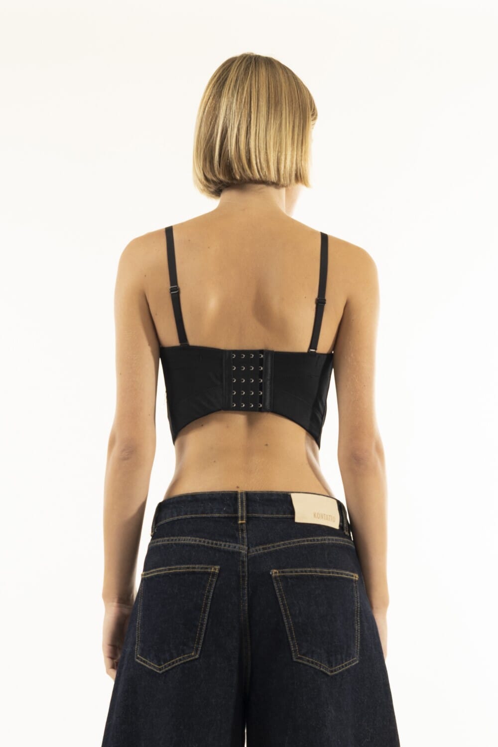 Bustier à encolure en forme de cœur Franges Kontatto