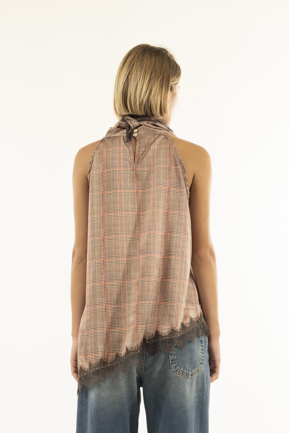 Top Foulard Asimmetrico Kontatto