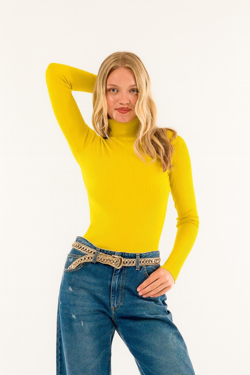 Kontatto rib turtleneck