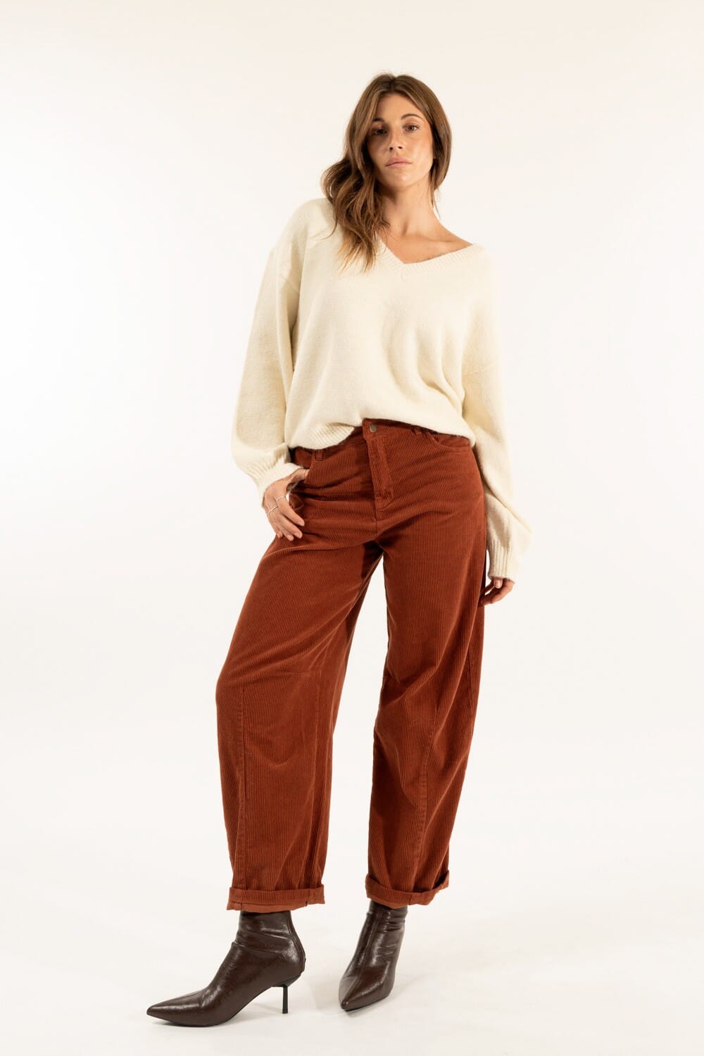 Pantalone Baloon Velluto Kontatto