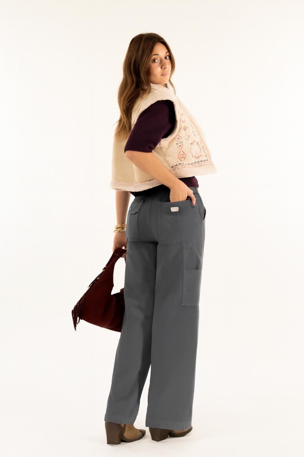 Pantalone Worker Fit "Blenda" Kontatto