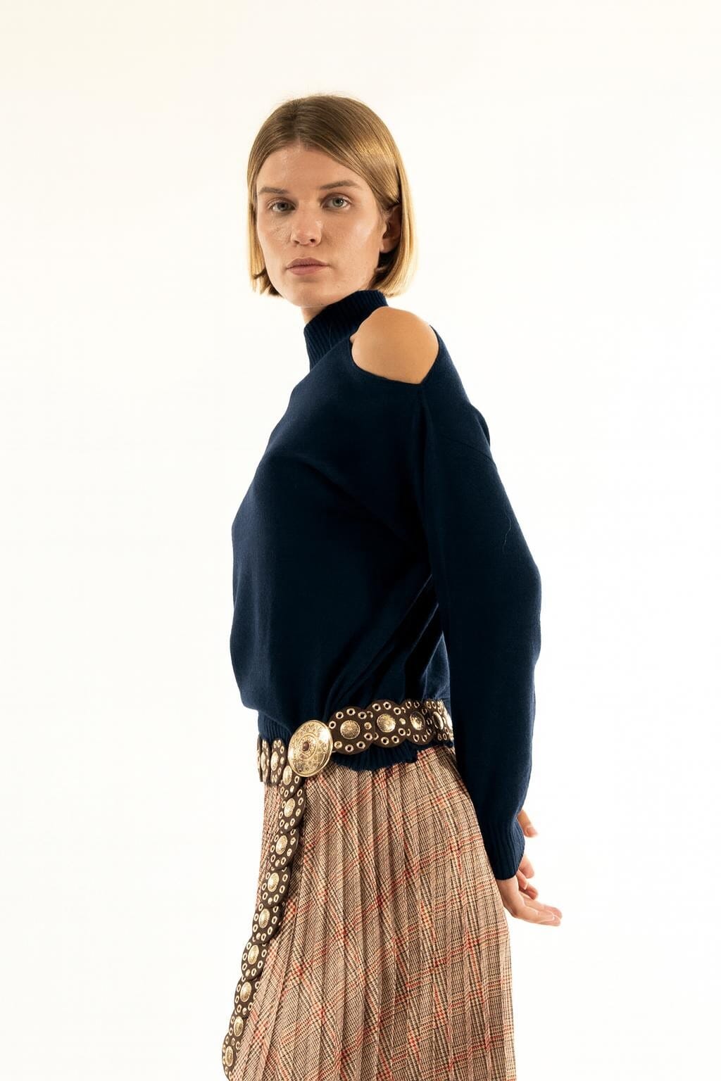 Kontatto Col roulé à trous d'épaules