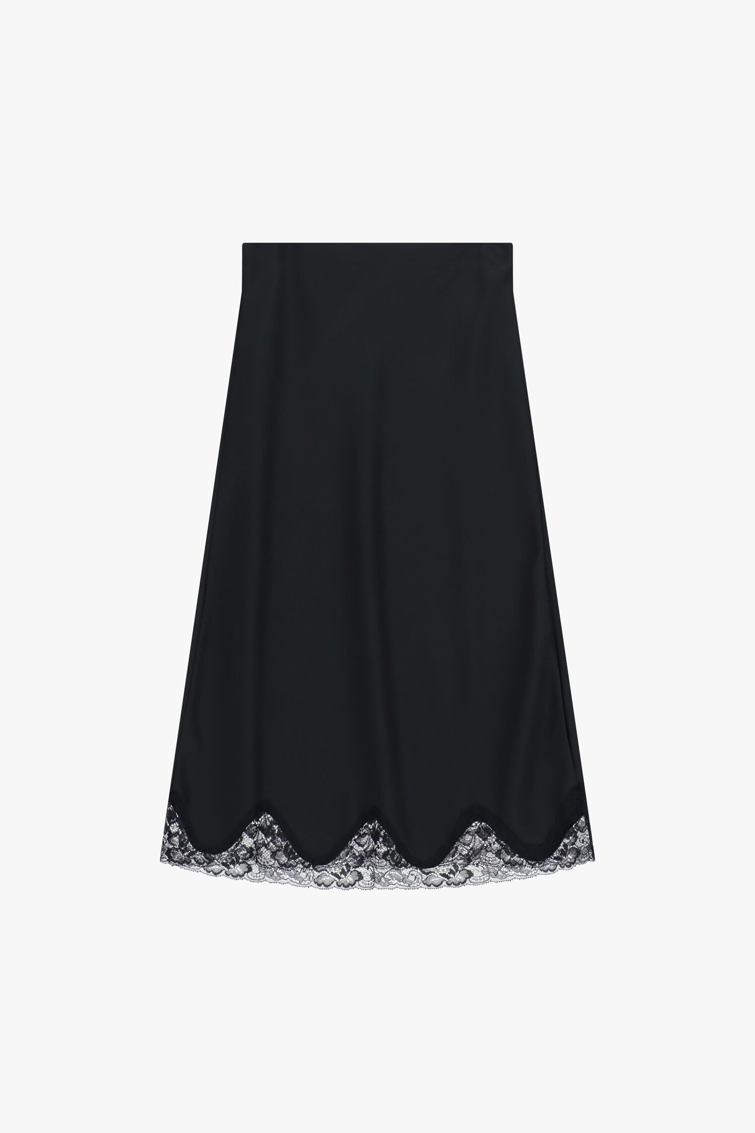 Gonna Midi Con Bordo In Pizzo Dixie