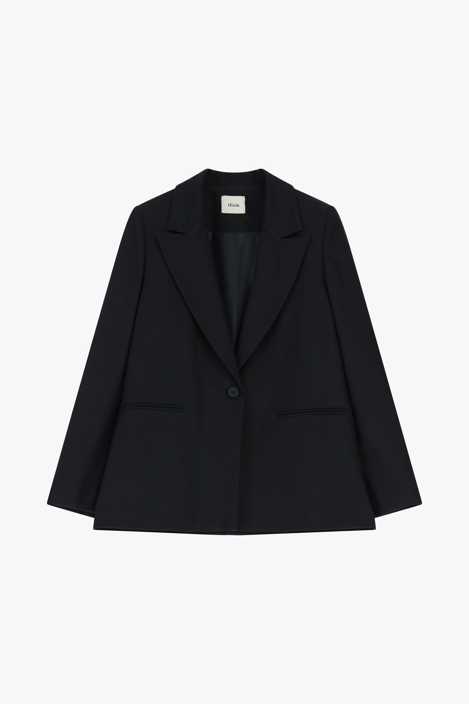 Blazer Monopetto Con Tasche Laterali Dixie