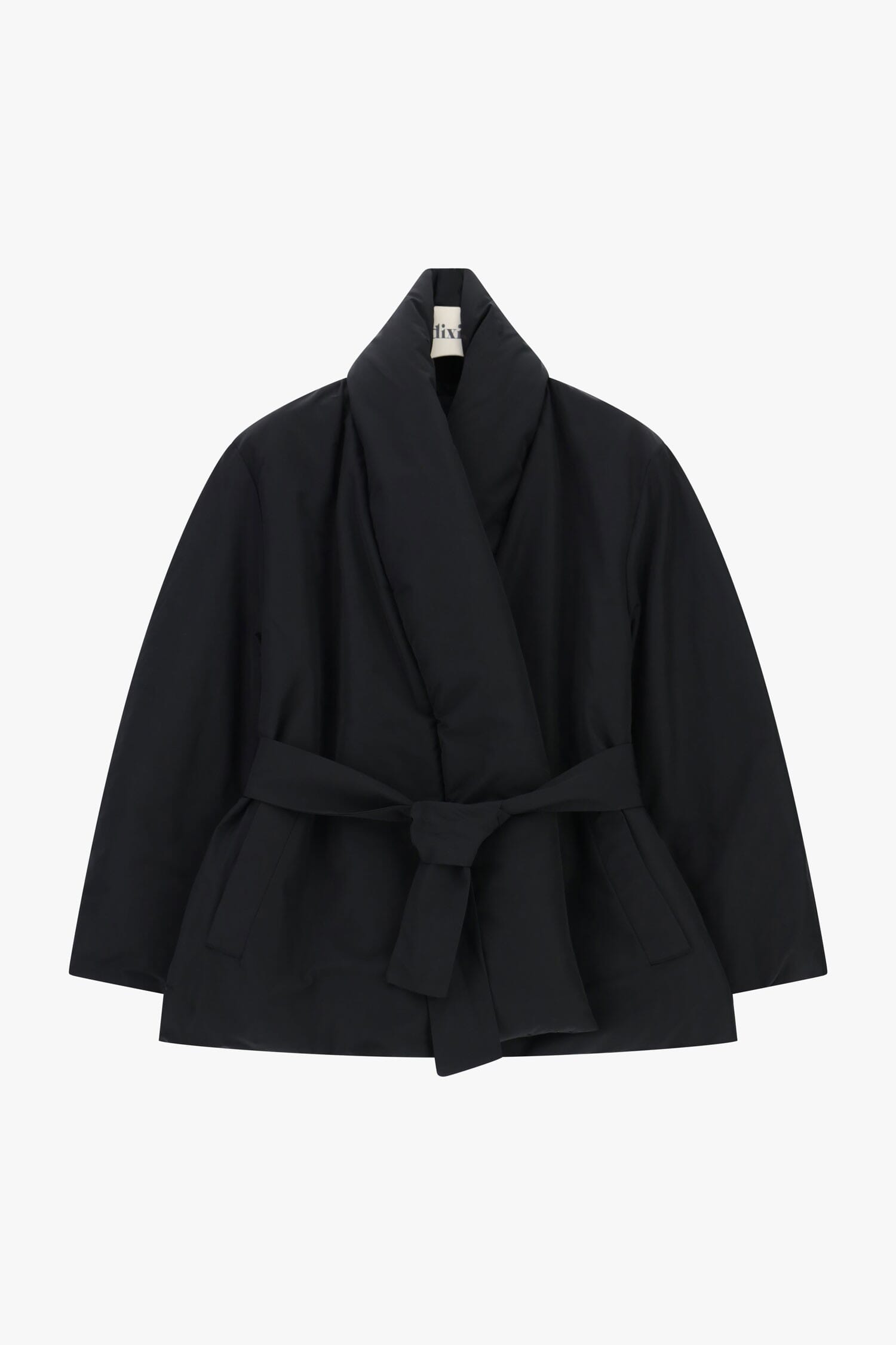 Giacca Trapuntata Con Cintura E Collo Avvolgente Dixie