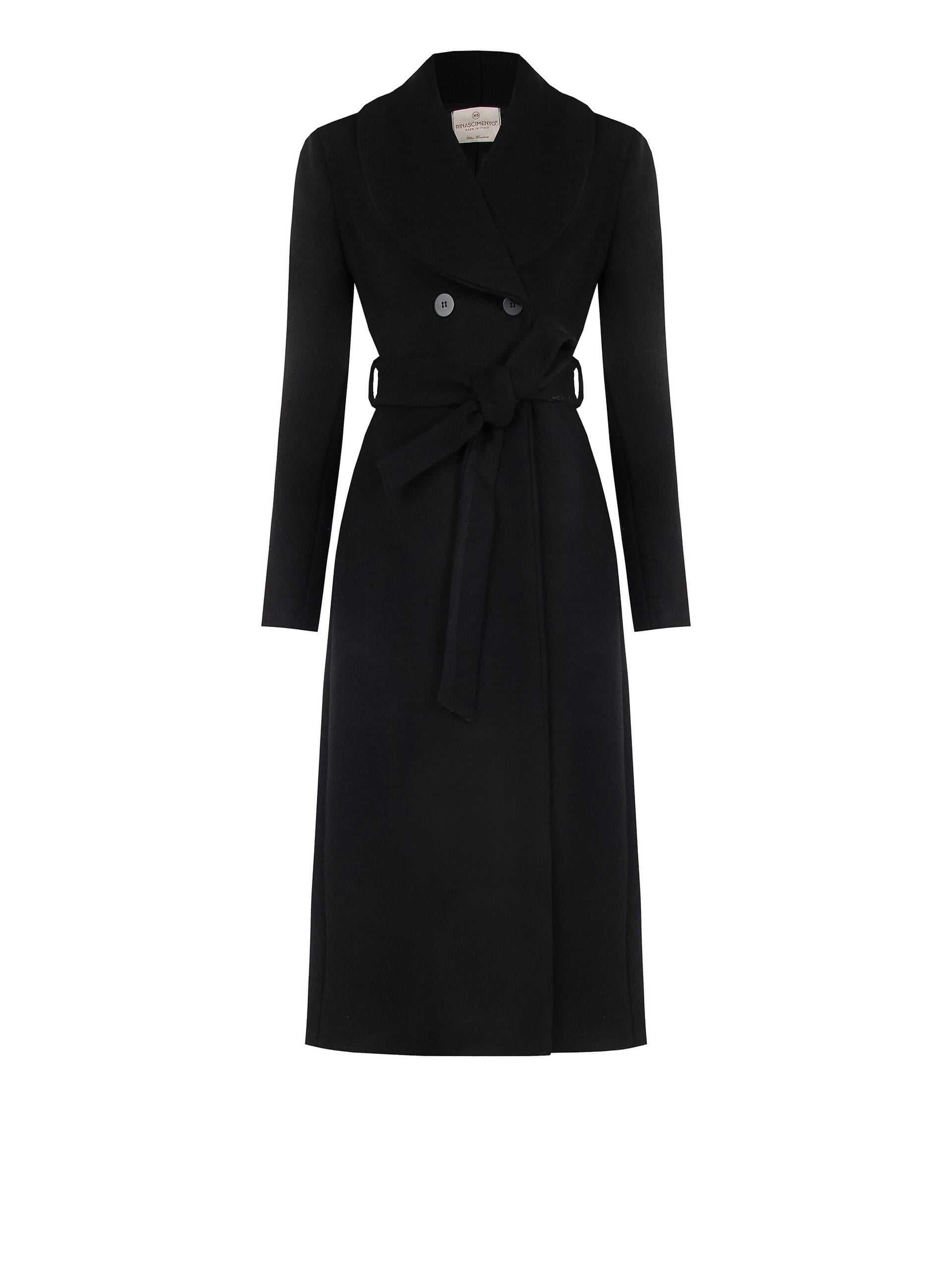 Cappotto Lungo Con Cintura Coordinata Rinascimento