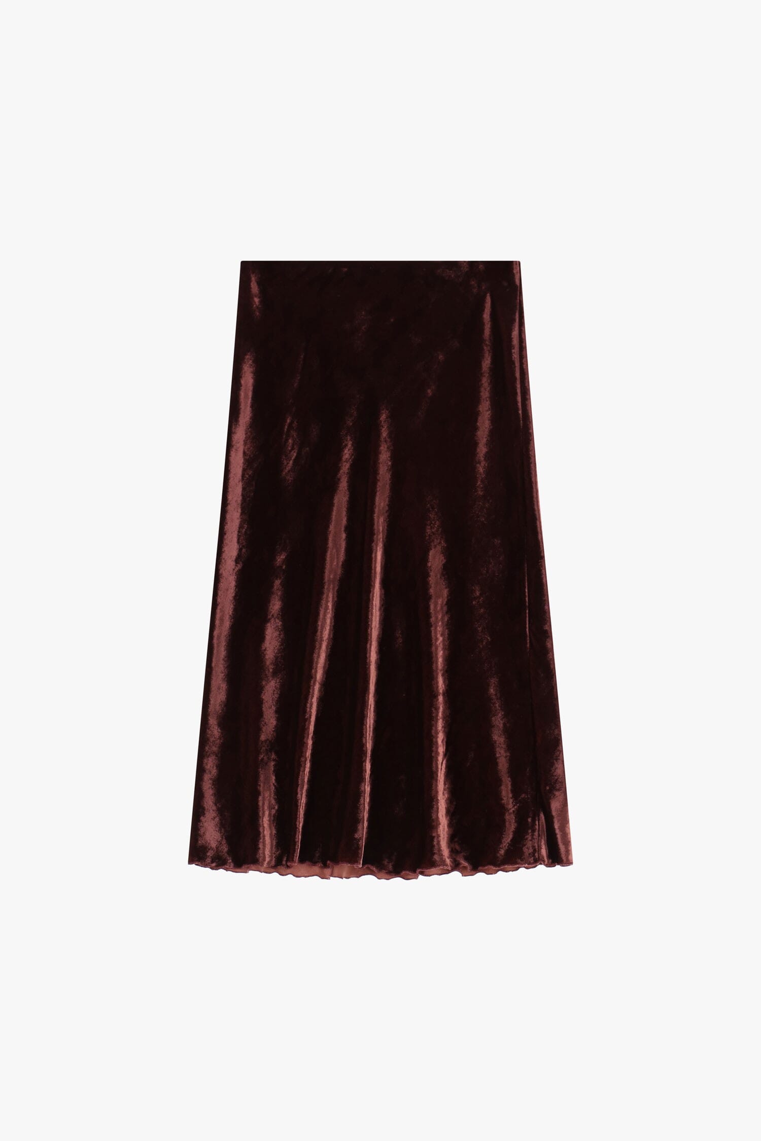 Gonna Midi A Campana Con Finitura Lucida Dixie