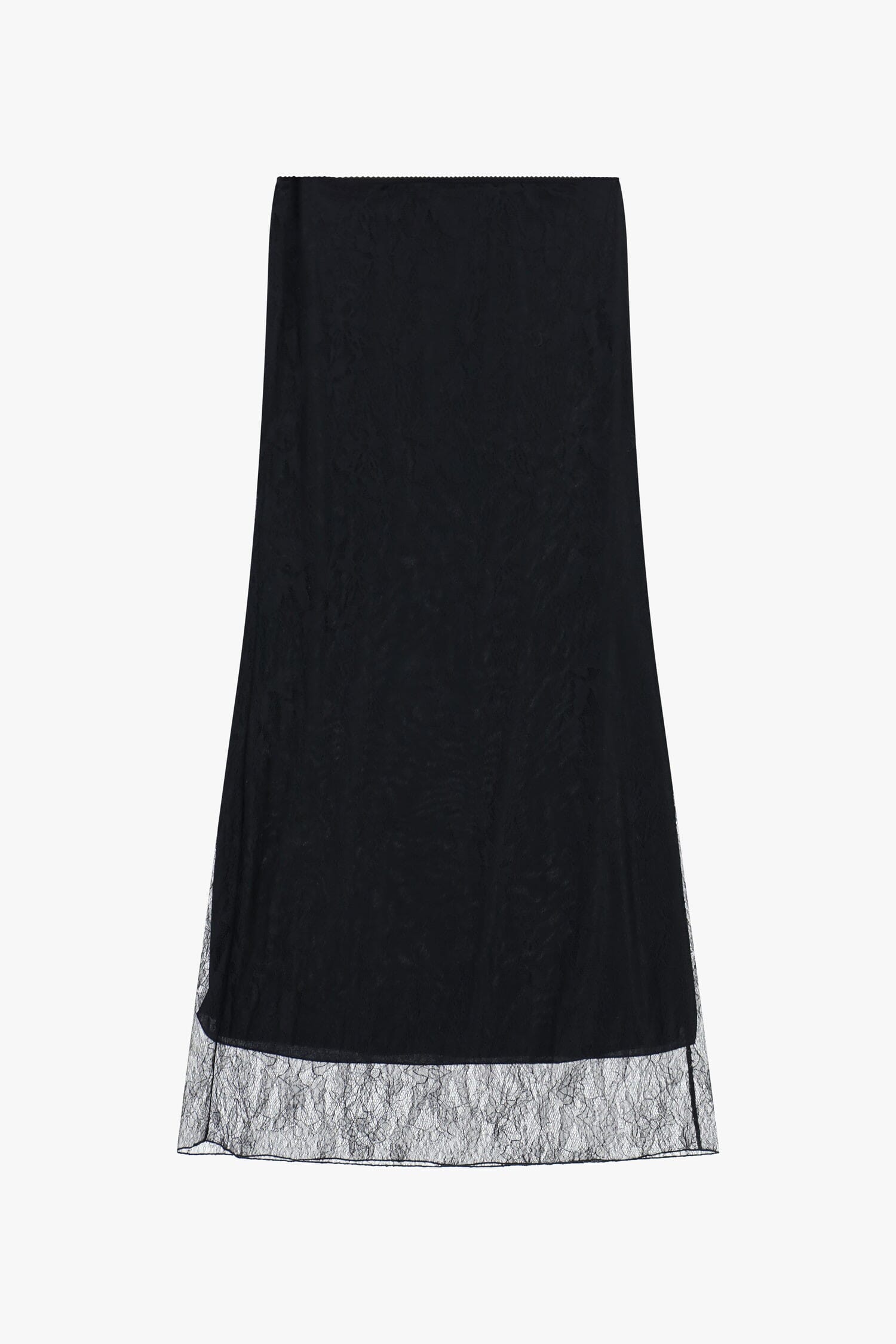 Gonna Midi Con Sovrapposizione In Pizzo Floreale Dixie