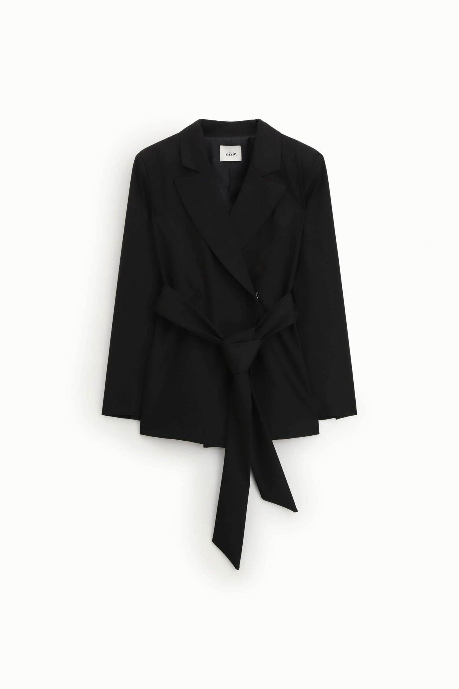 Blazer avec ceinture nouée et revers classique Dixie