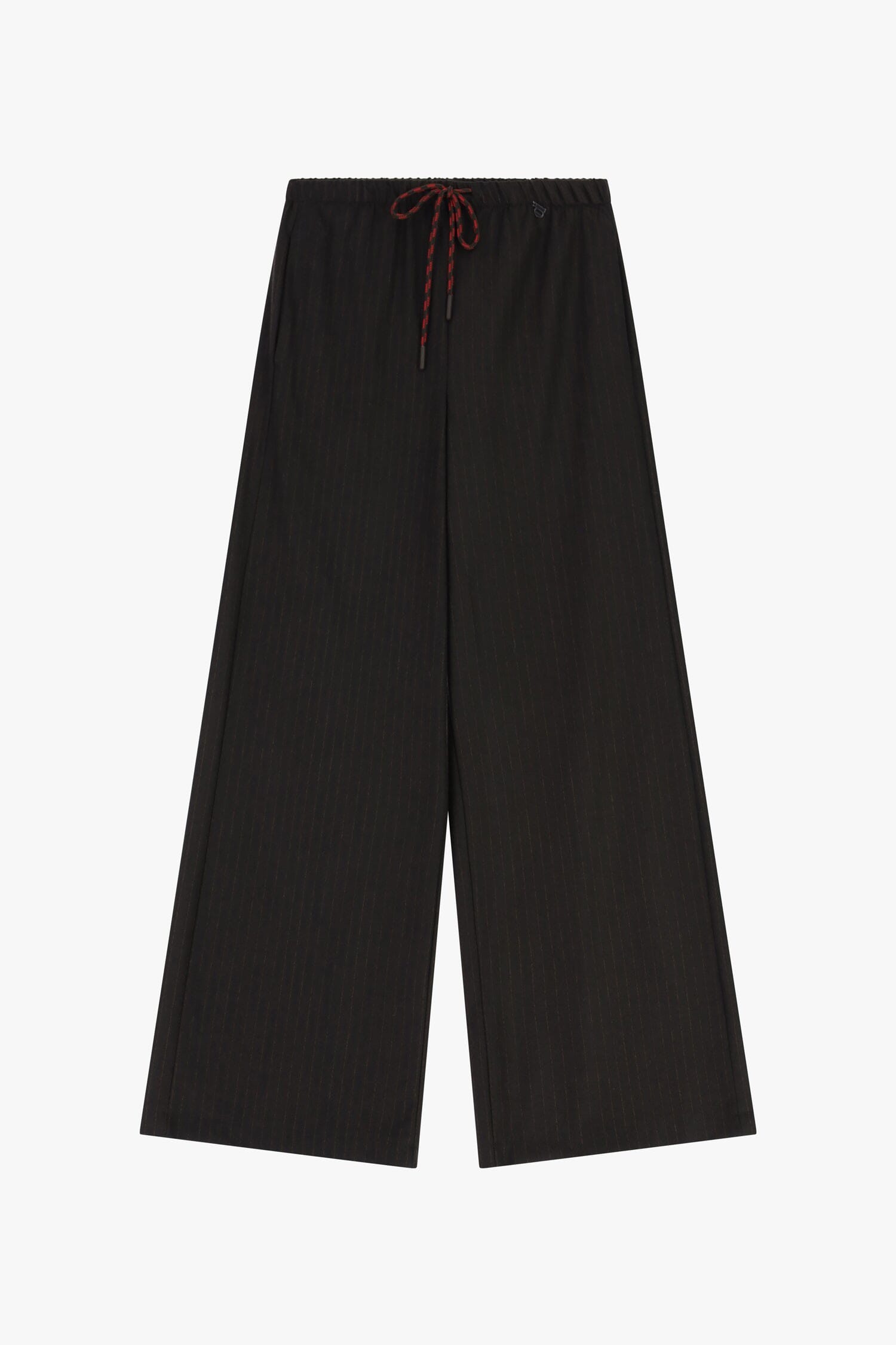 Dixie Wide Leg Trousers With Adjustable Drawstring