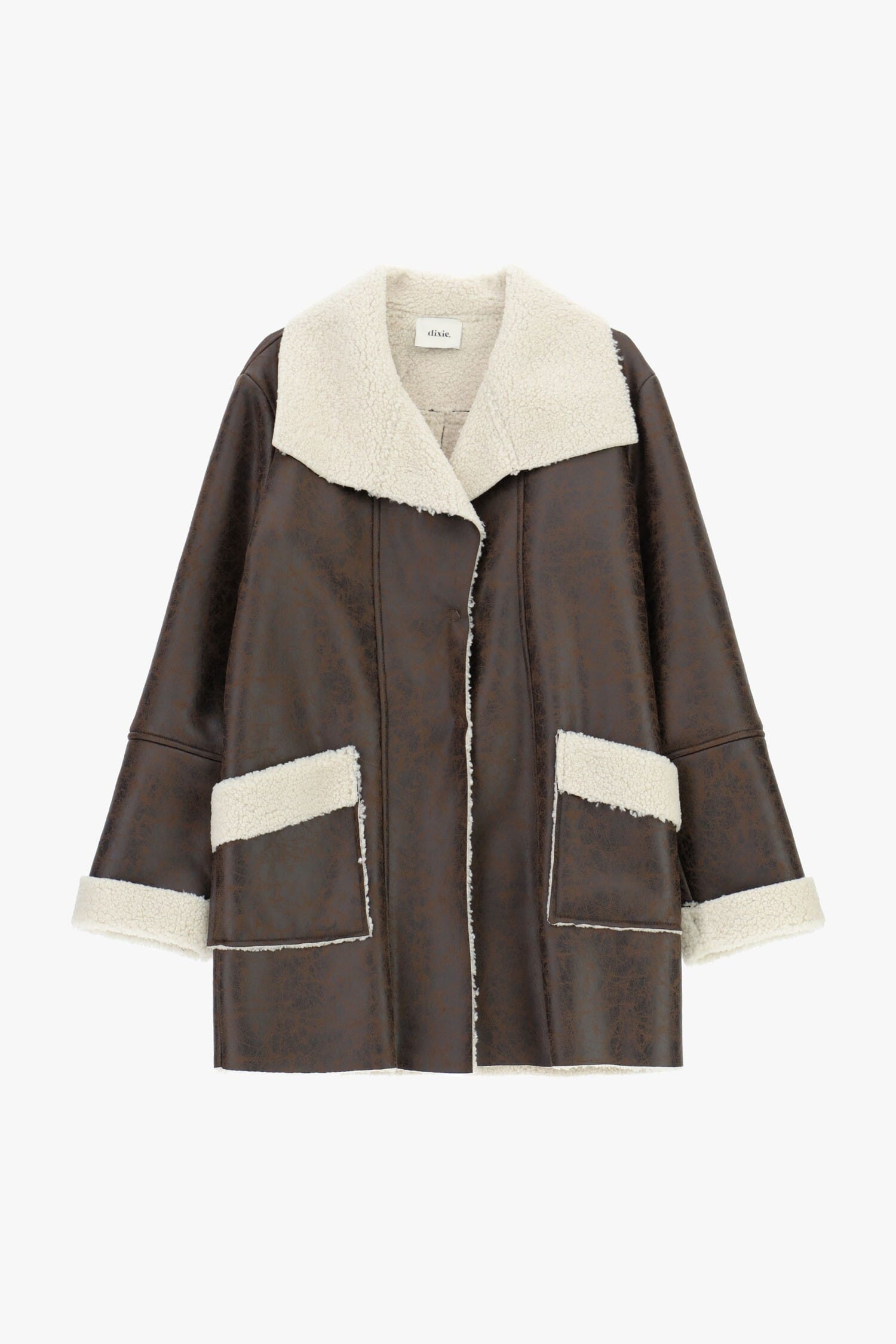 Cappotto Con Interno Effetto Pelliccia E Bottoni Dixie