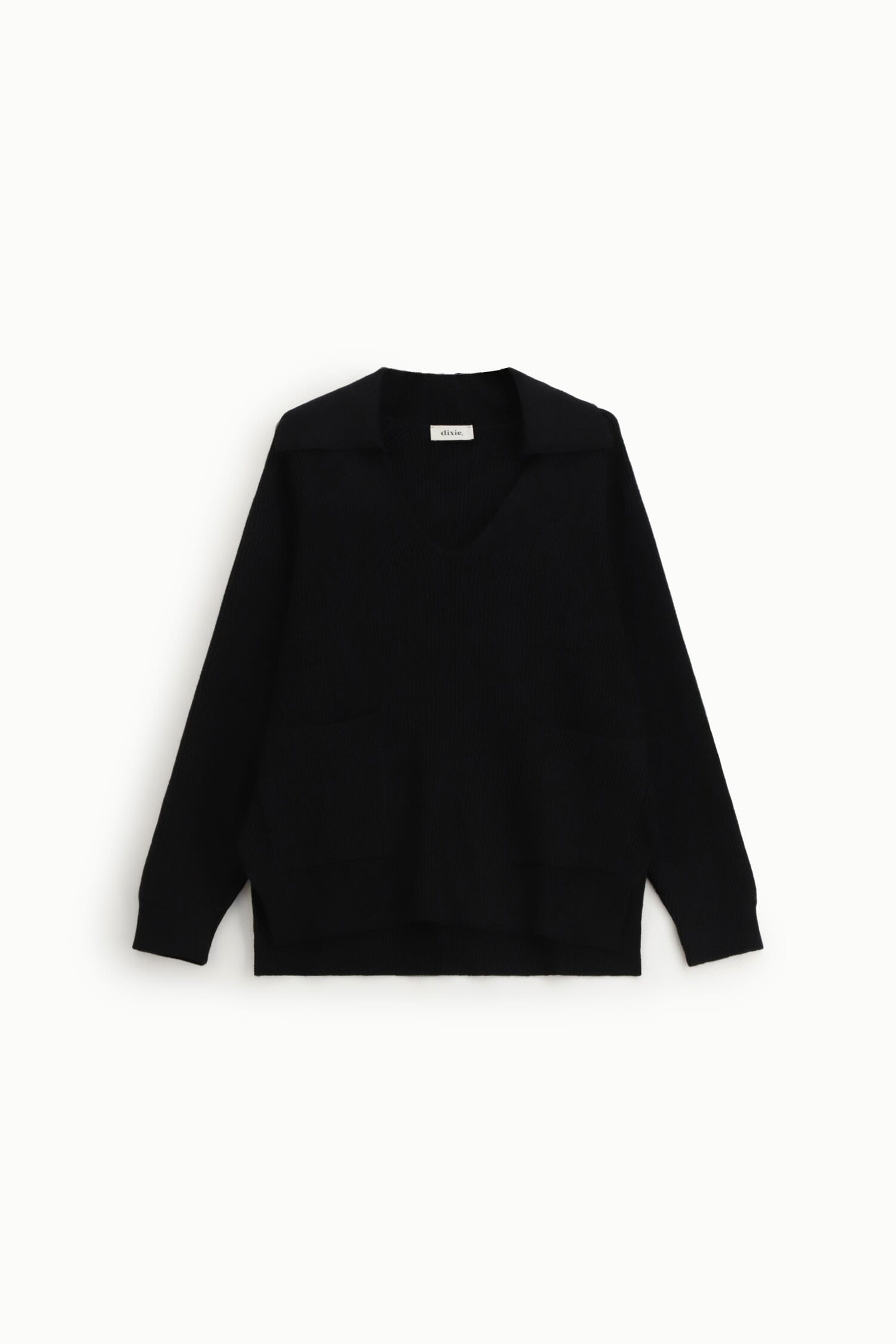 Maglione Con Tasche E Colletto Ampio Dixie