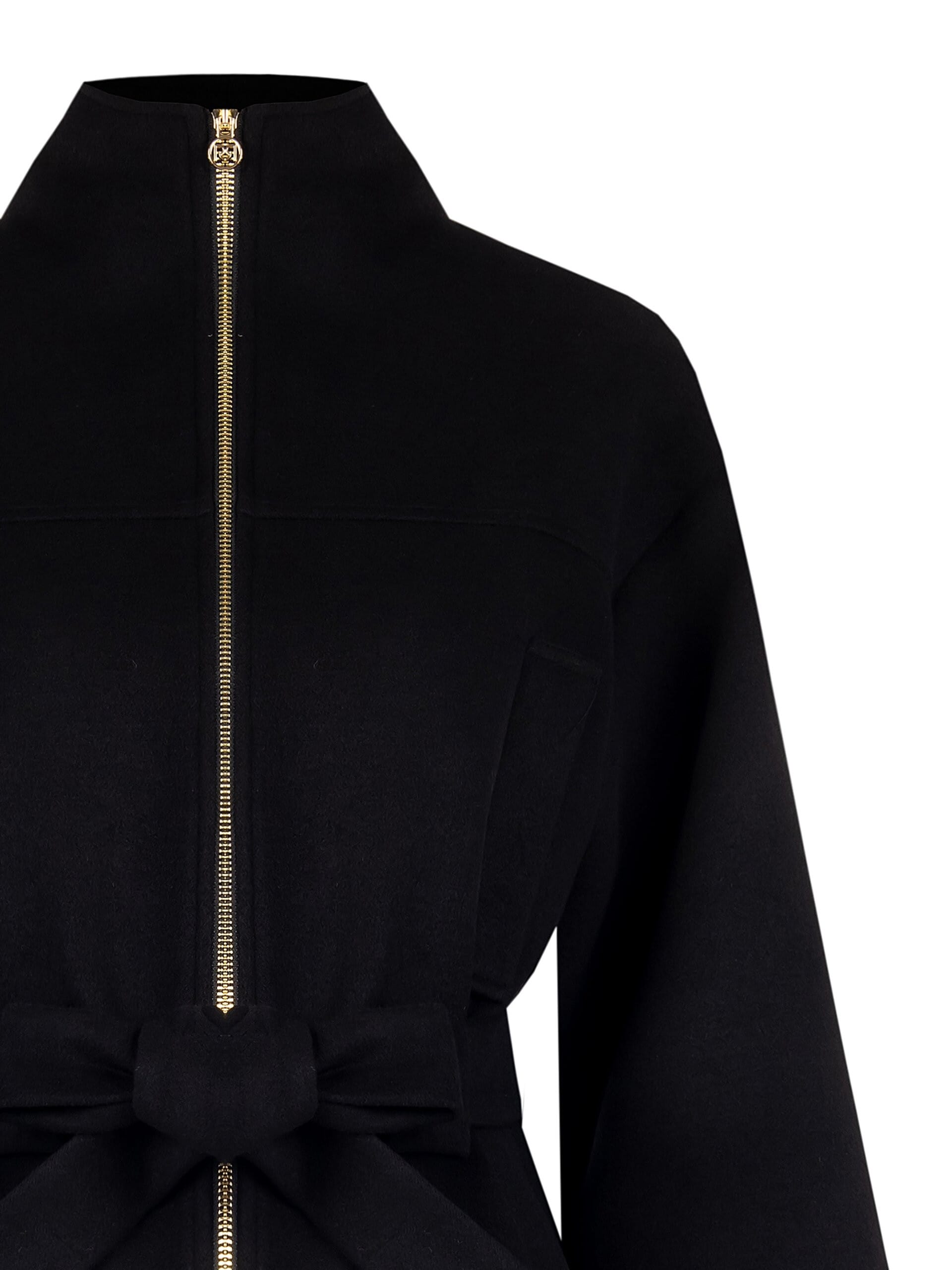 Cappotto Corto Strutturato Con Cintura Coordinata Rinascimento