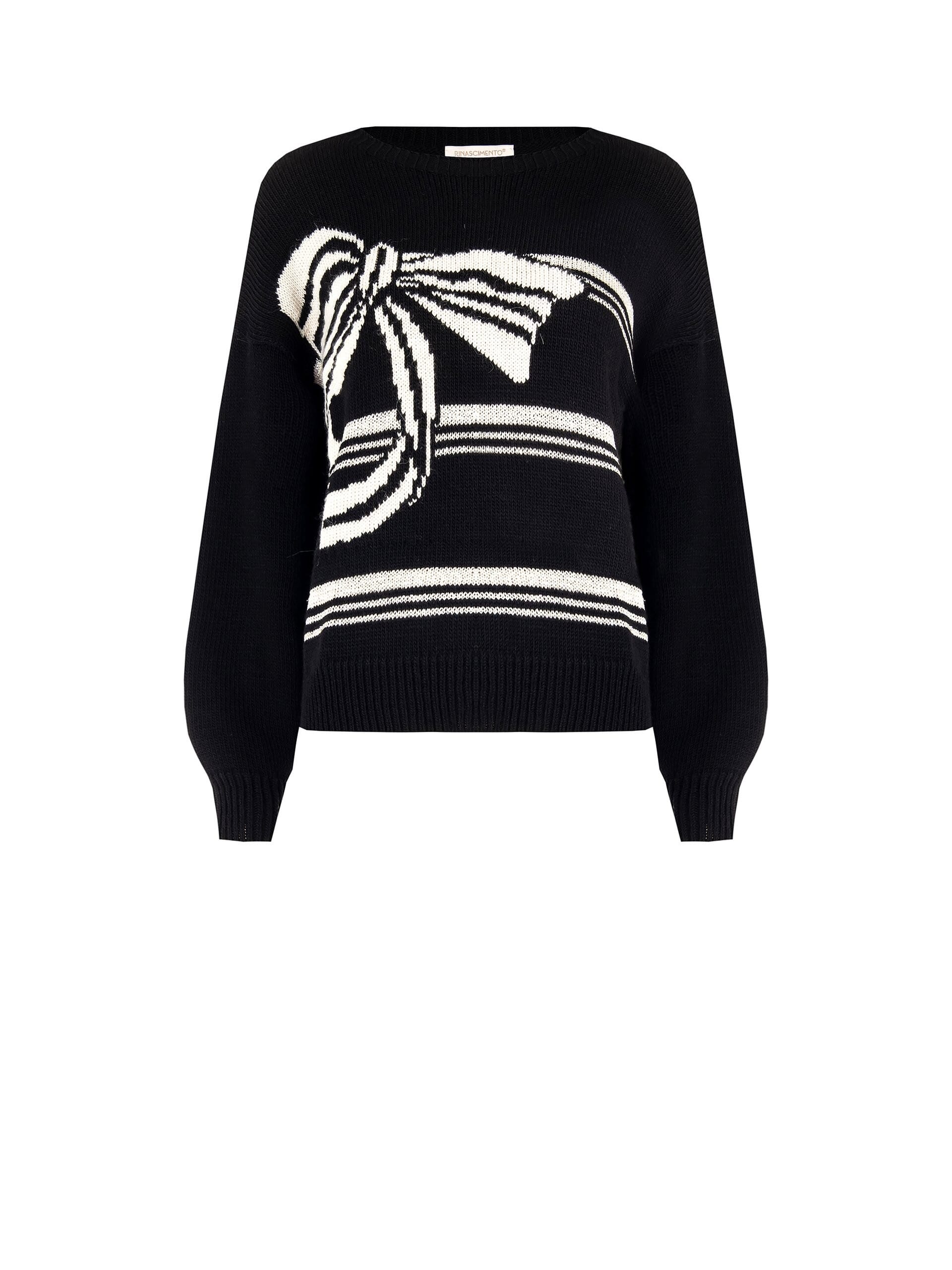 Pull large avec reflets arc-en-ciel Mini paillettes Rinascimento