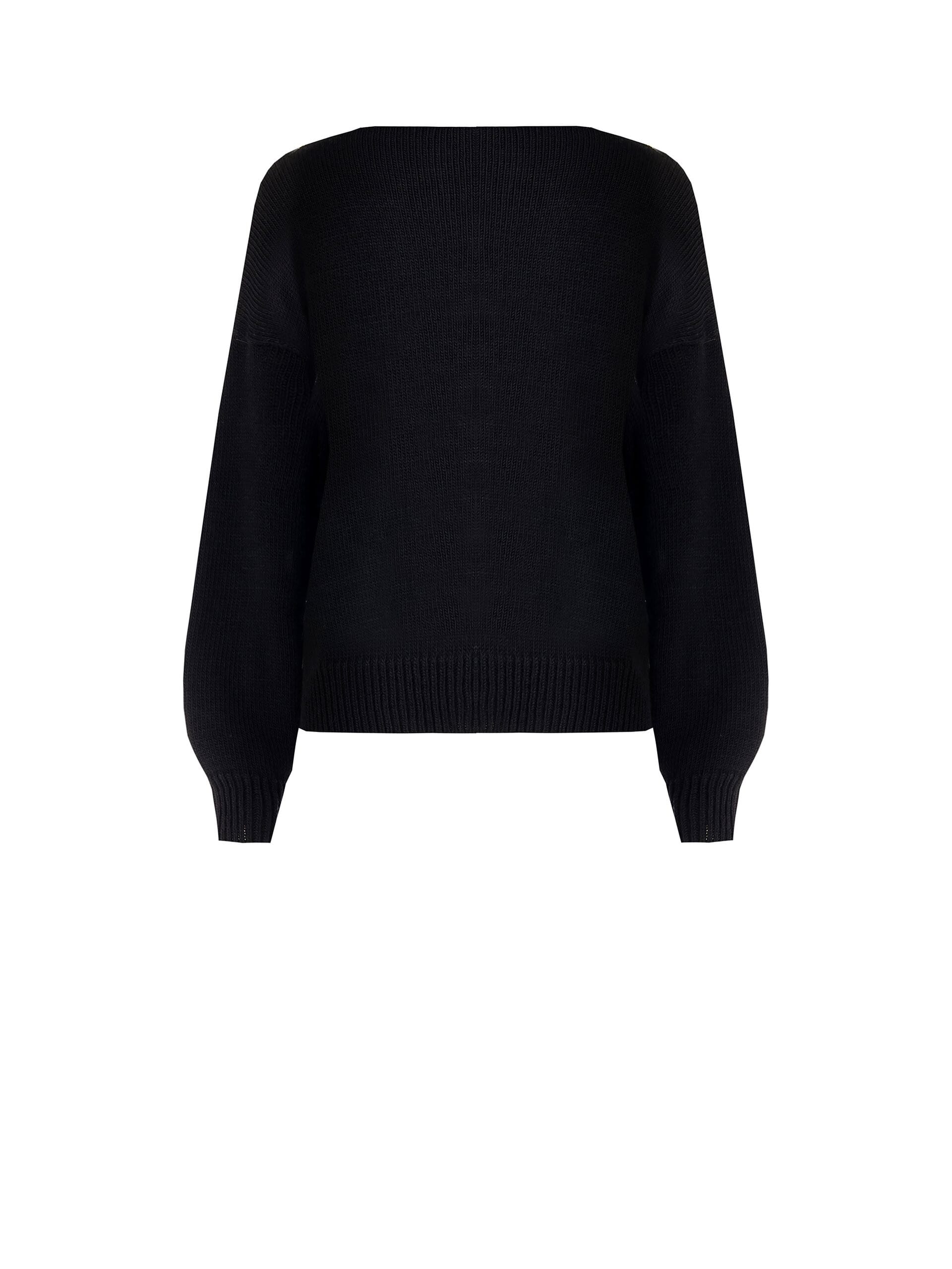 Pull large avec reflets arc-en-ciel Mini paillettes Rinascimento