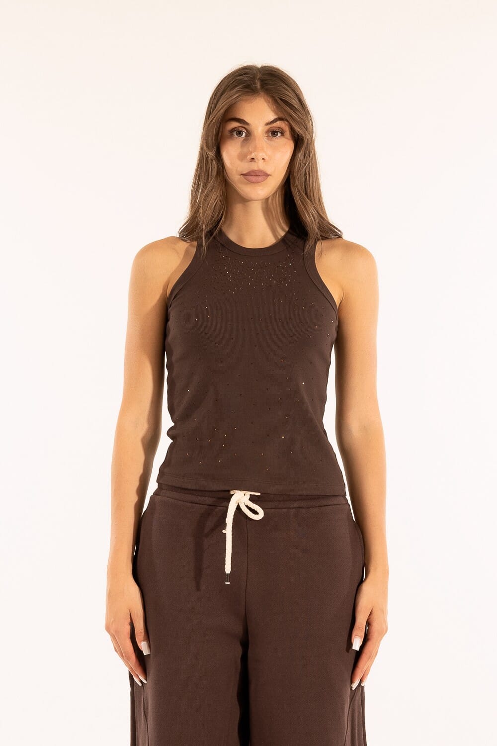 Canotta Strass Kontatto