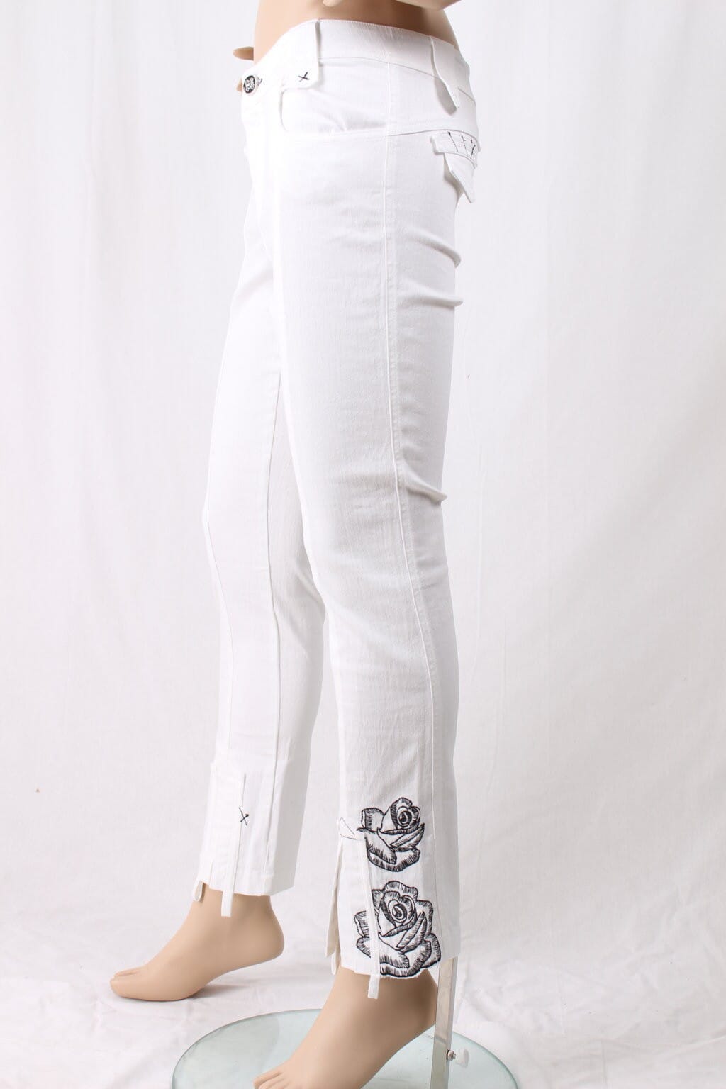Pants With Embroidery Elisa Cavalletti