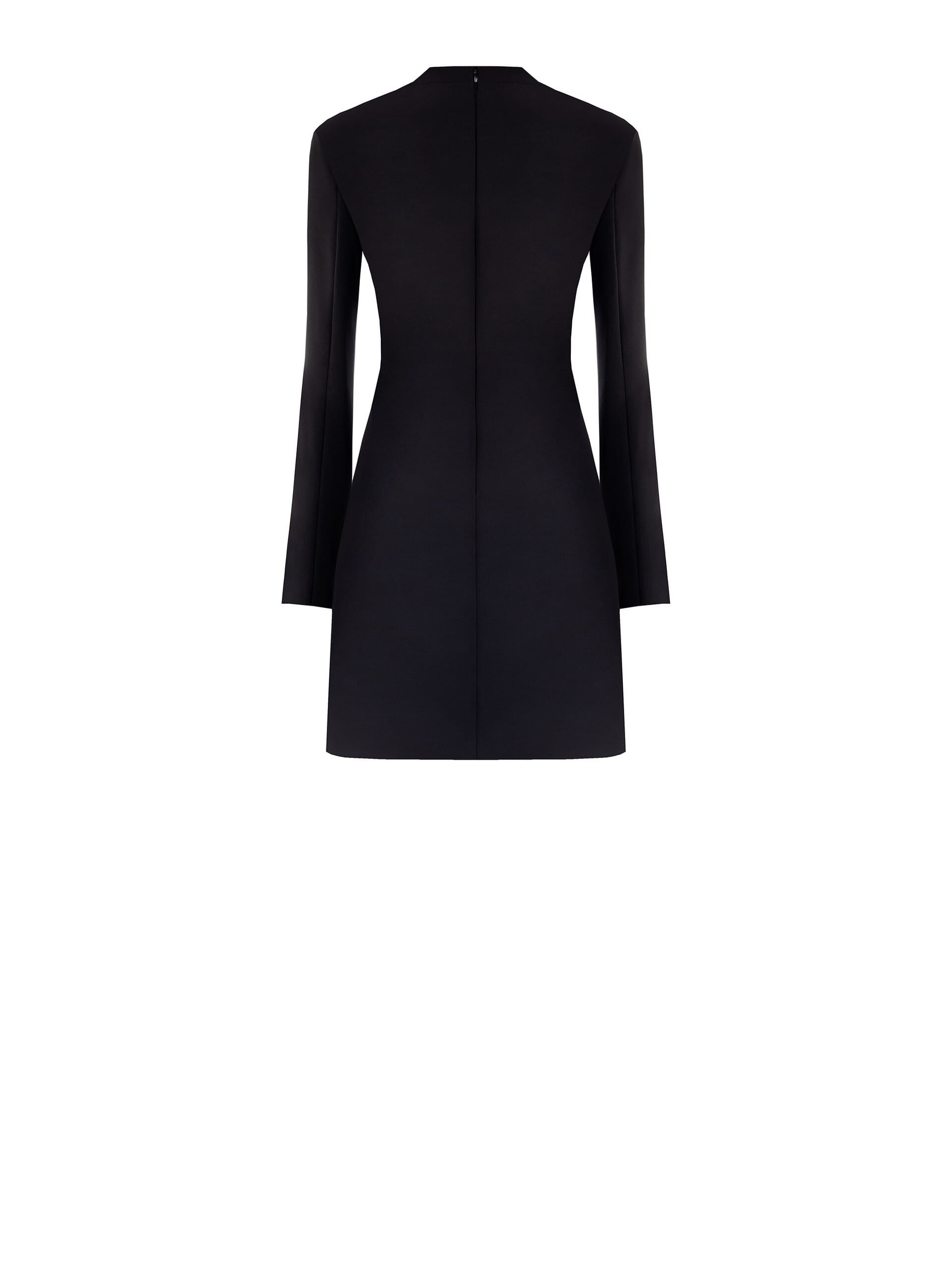 Abito Scoto Sfiancato In Tessuto Fluido Con Scollo A V E Fibbia Gioiello Rinascimento