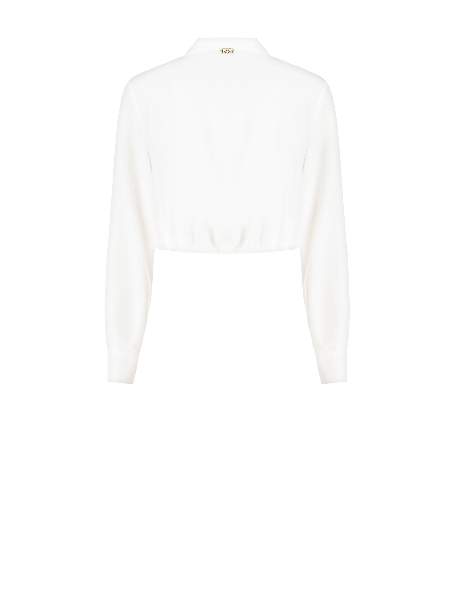 Rinascimento Opaque Satin Short Balloon Shirt