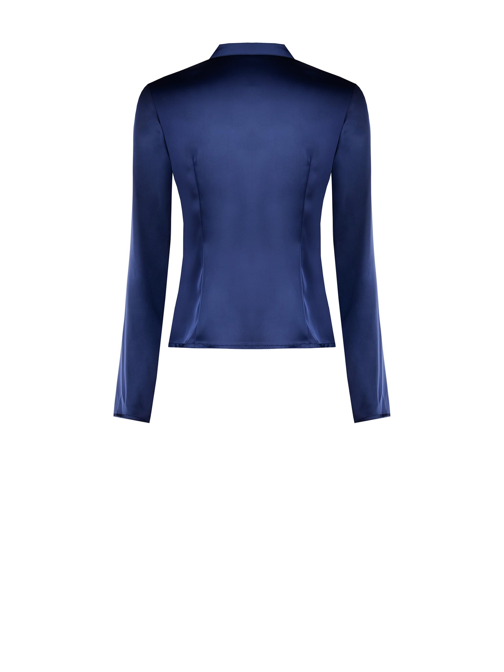 Chemise courte en satin avec collier assorti Rinascimento