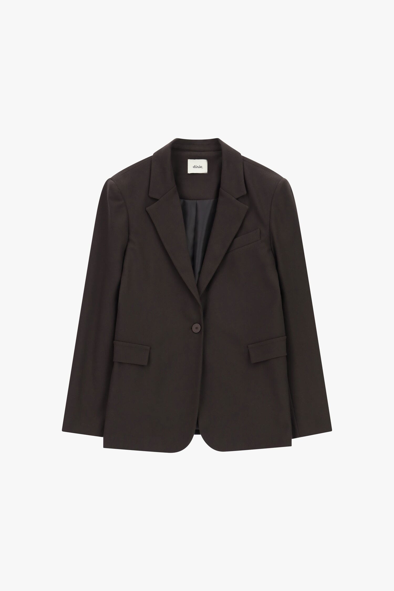 Dixie One-breasted Blazer With Flap Pockets