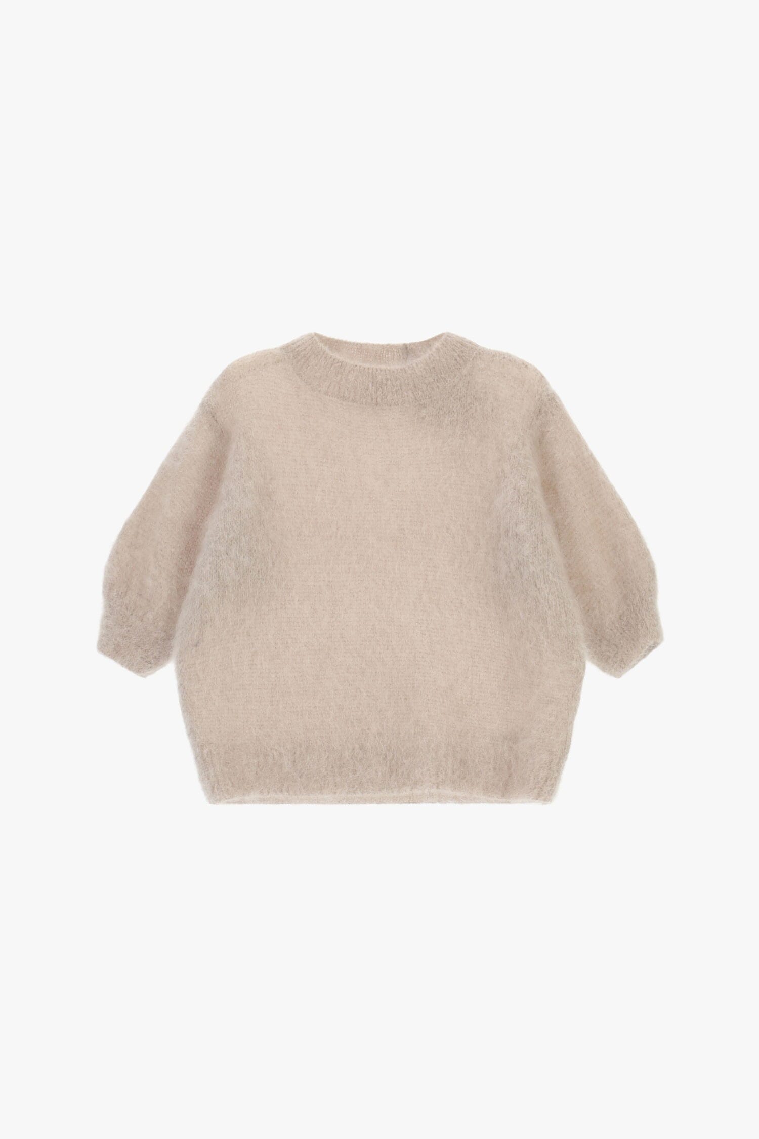 Dixie Three-Quarter Sleeve Oversized Crew Neck Sweater