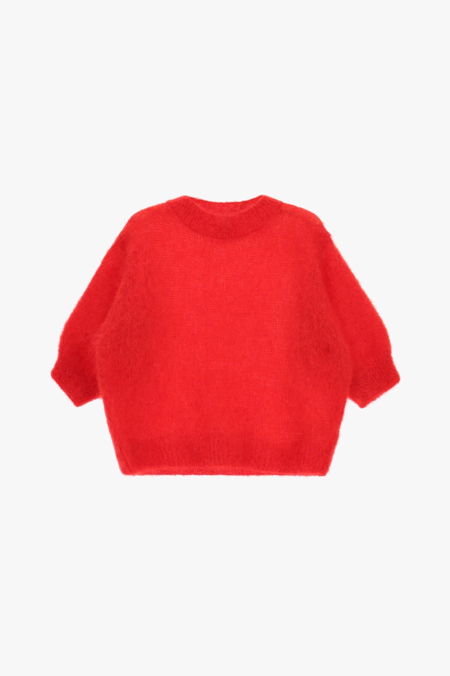 Dixie Three-Quarter Sleeve Oversized Crew Neck Sweater
