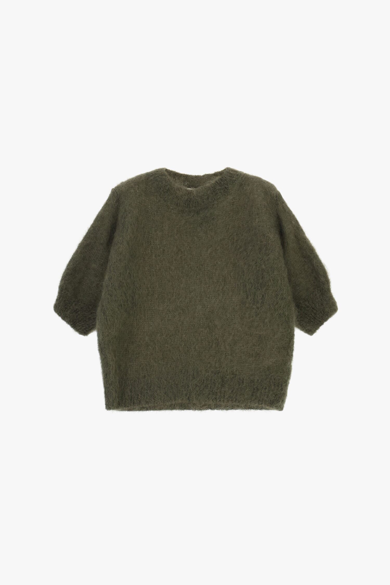 Dixie Three-Quarter Sleeve Oversized Crew Neck Sweater