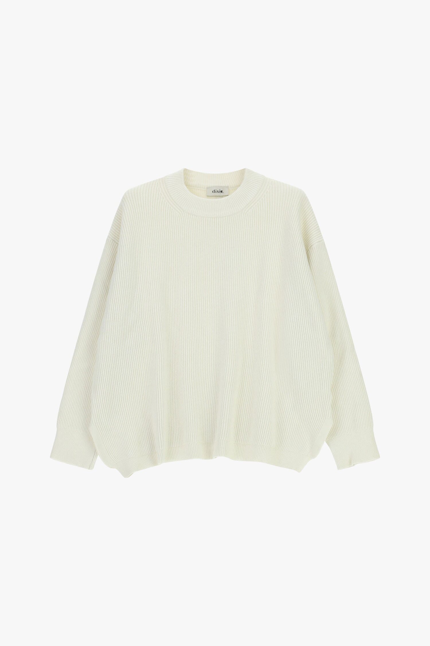 Dixie Round Neck Ribbed Sweater