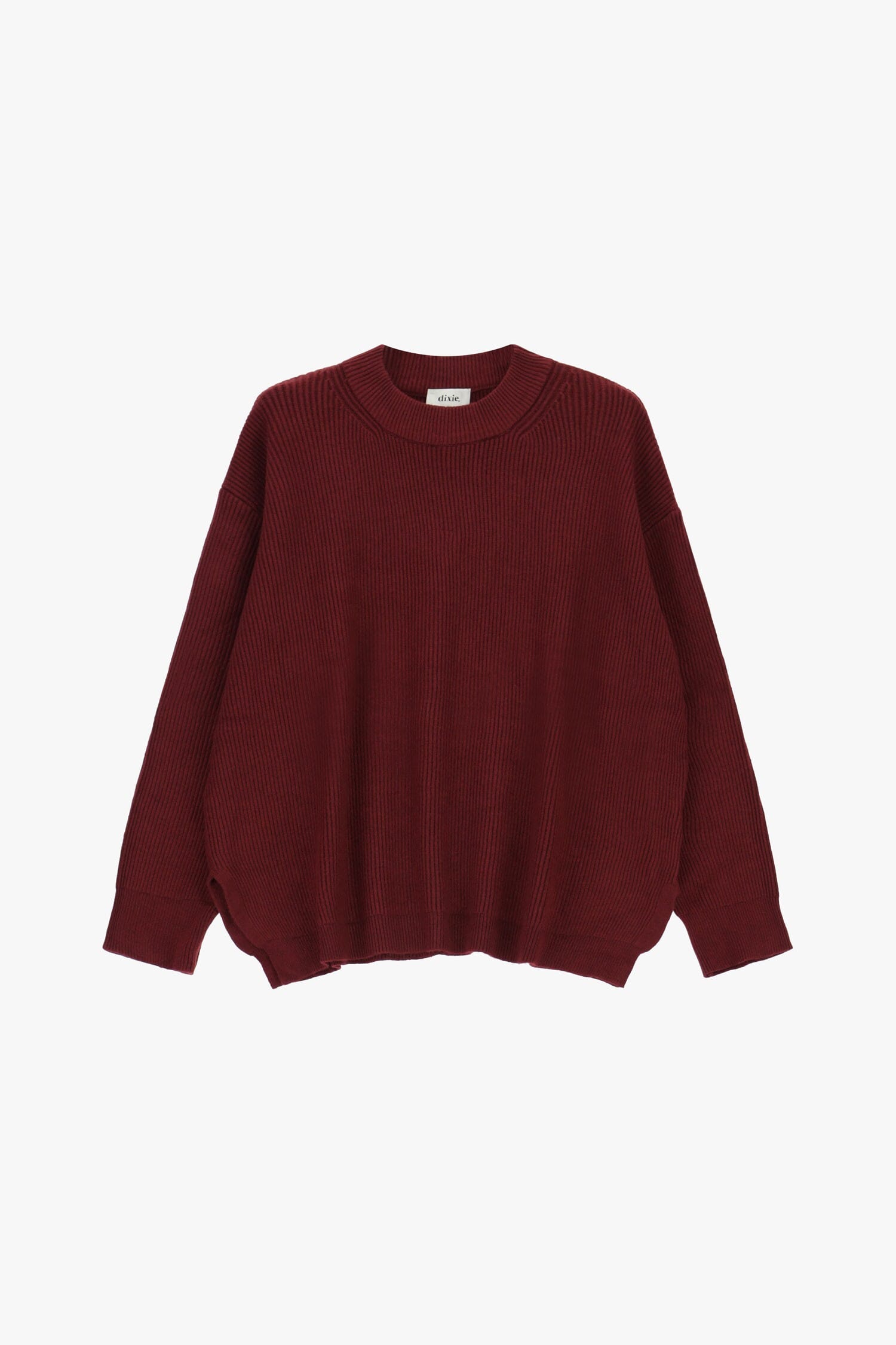Dixie Round Neck Ribbed Sweater