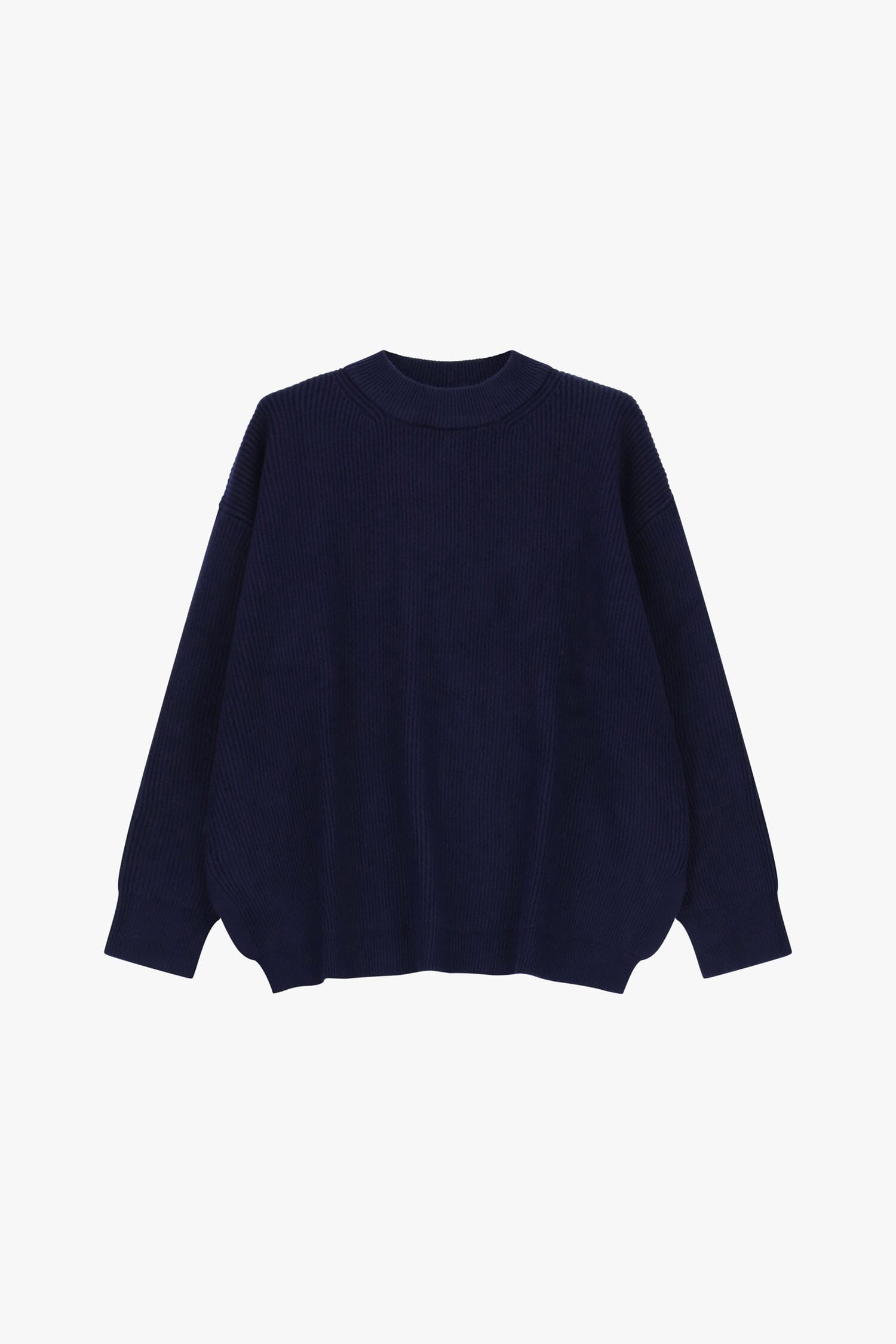Dixie Round Neck Ribbed Sweater