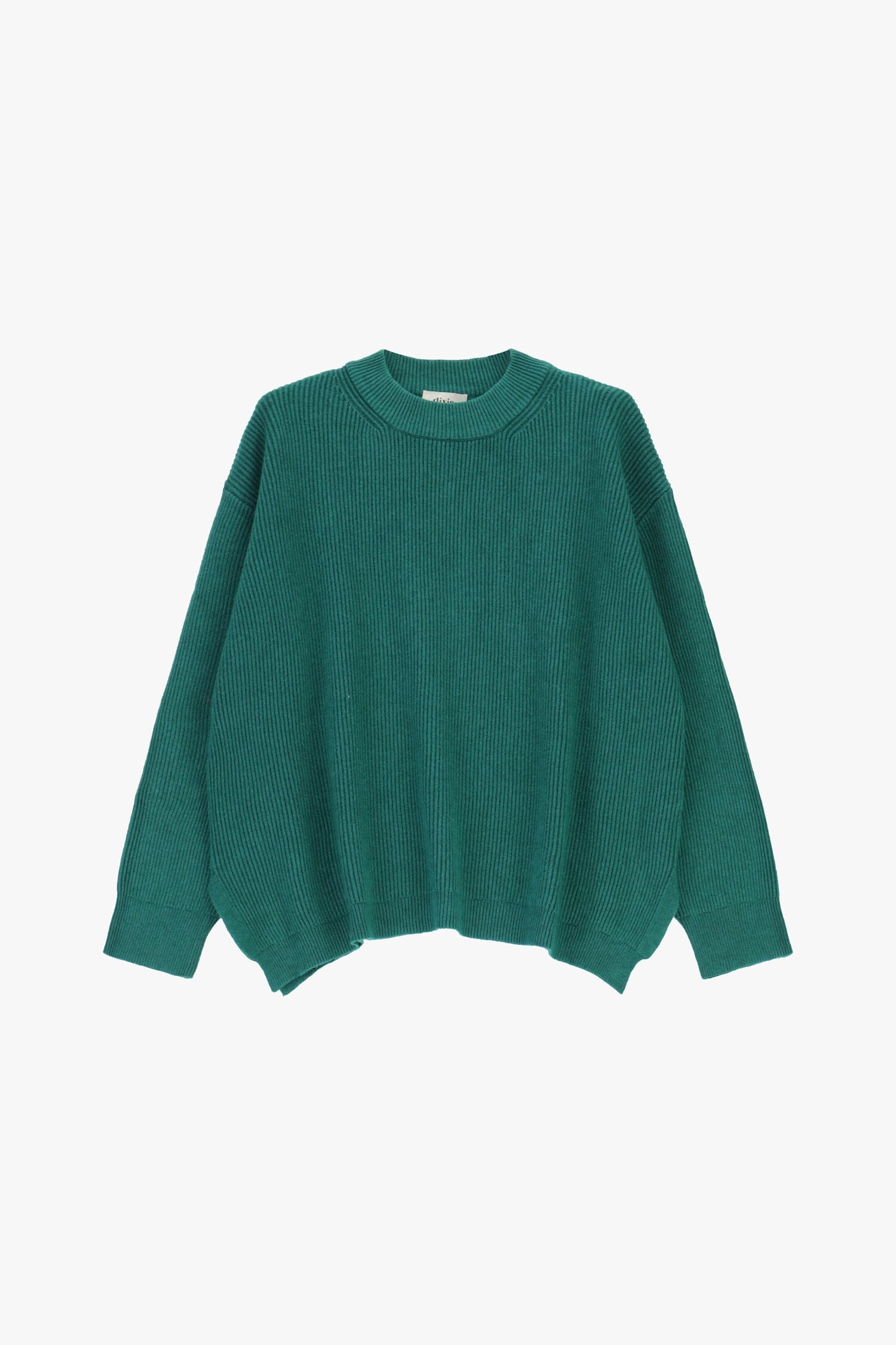 Dixie Round Neck Ribbed Sweater
