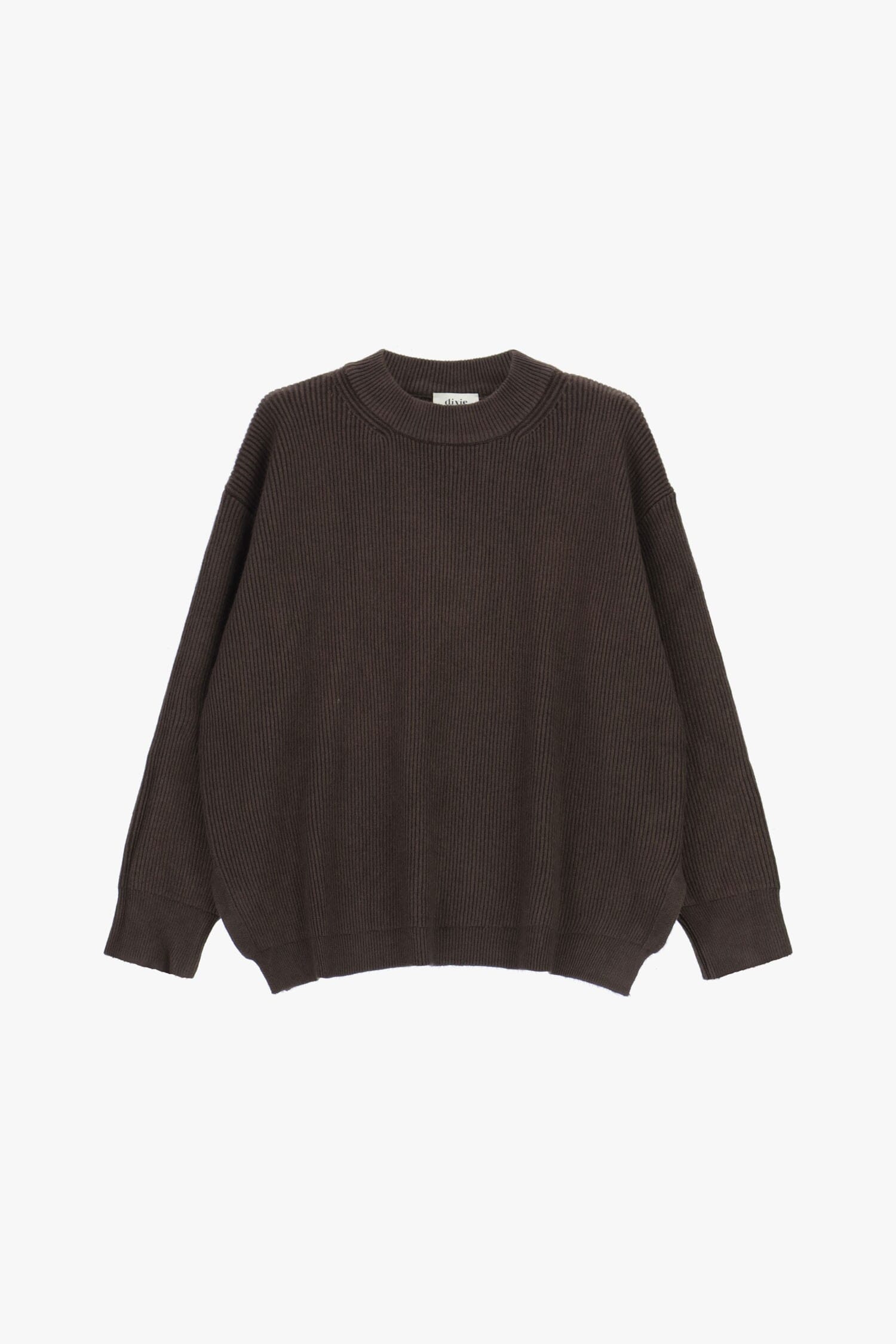 Dixie Round Neck Ribbed Sweater