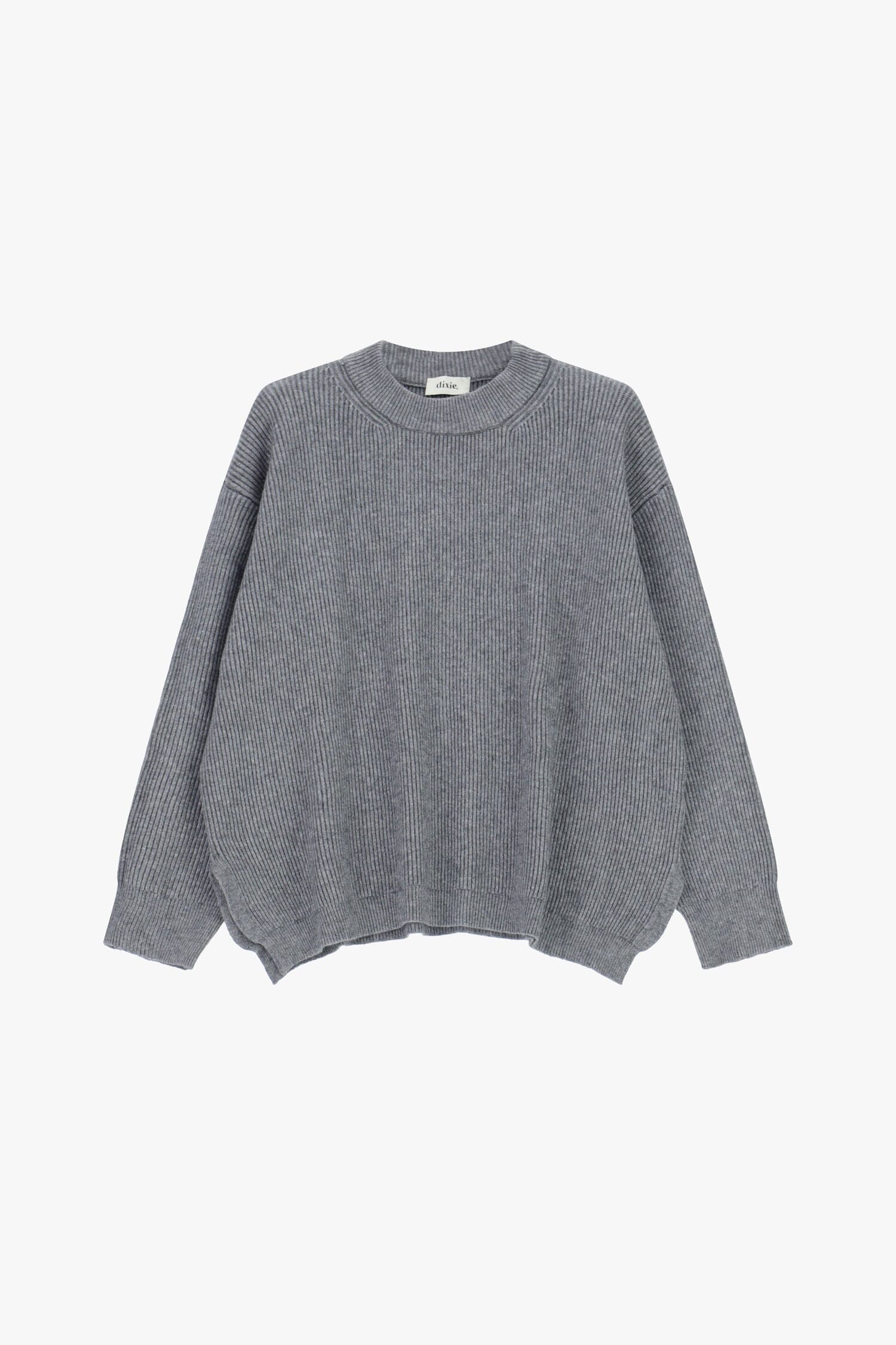 Dixie Round Neck Ribbed Sweater