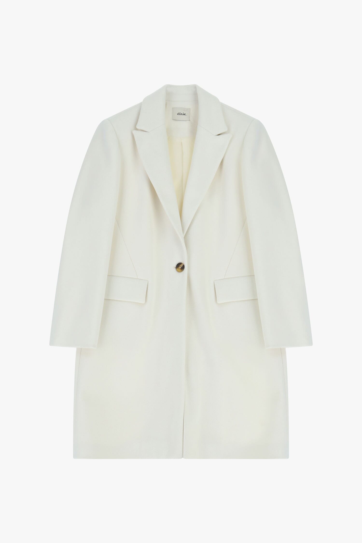 Cappotto Monopetto Con Tasche Frontali Dixie