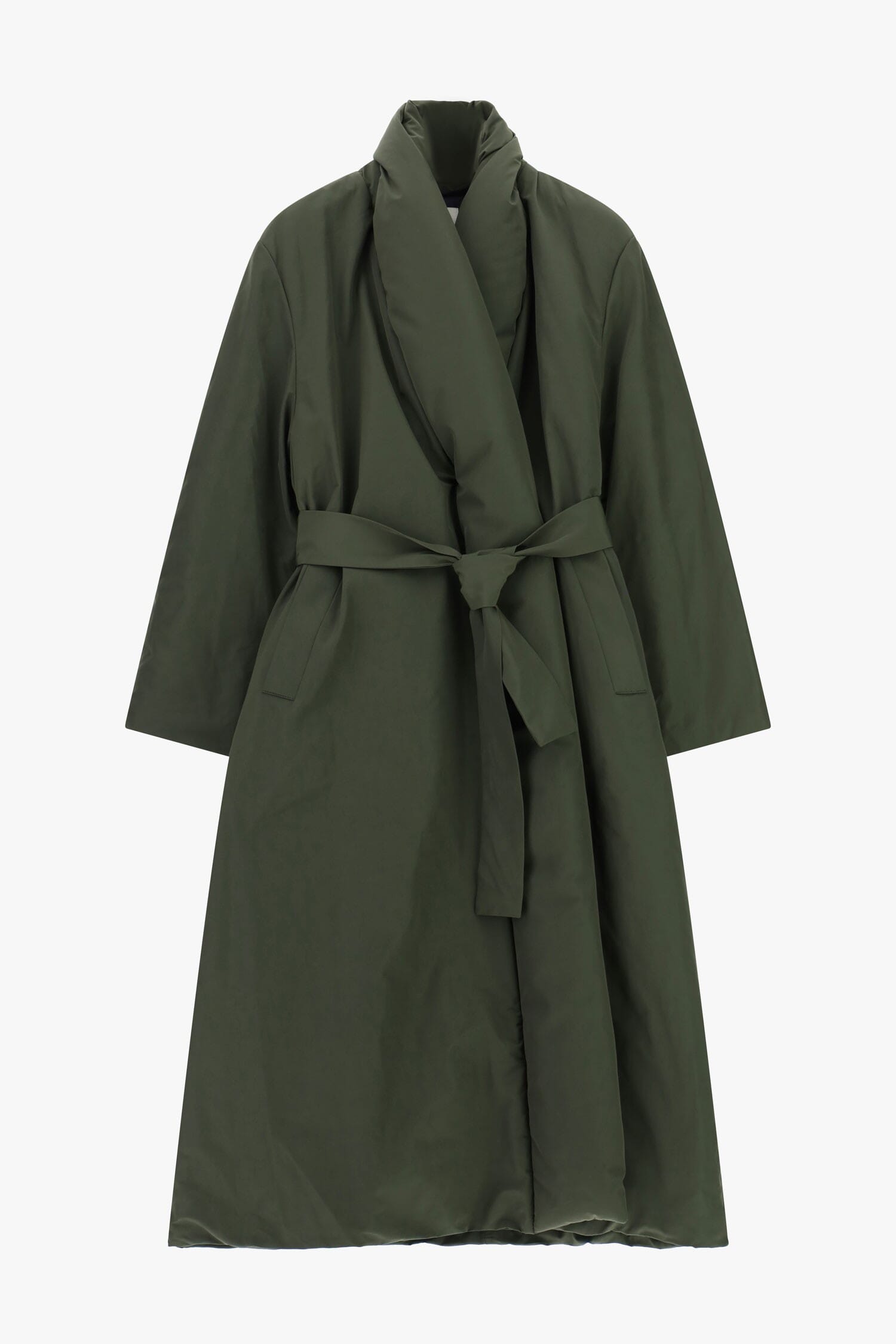 Giacca Trapuntata Lunga Con Cintura Removibile Dixie