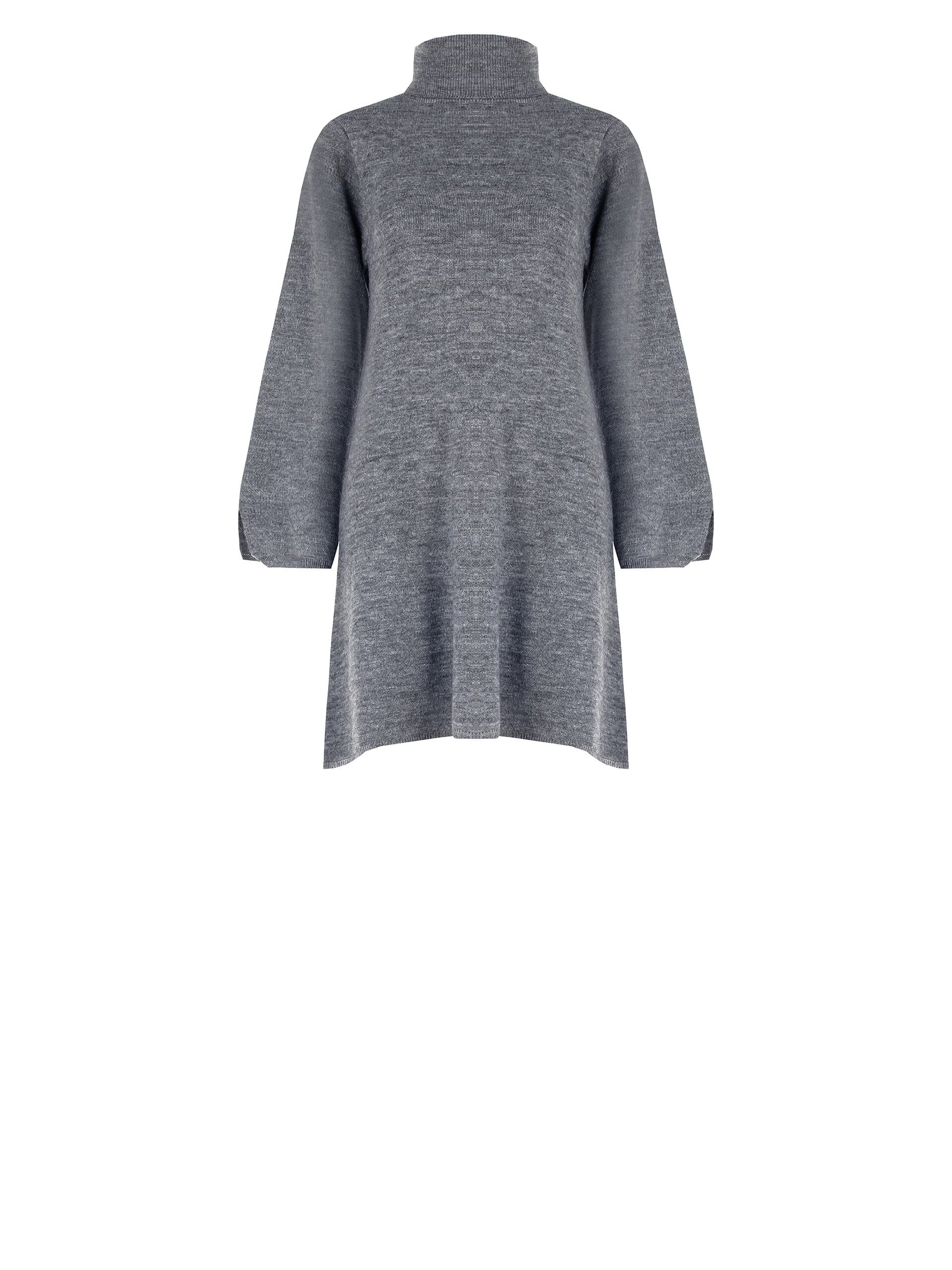 Robe courte en tricot à manches cloche Rinascimento