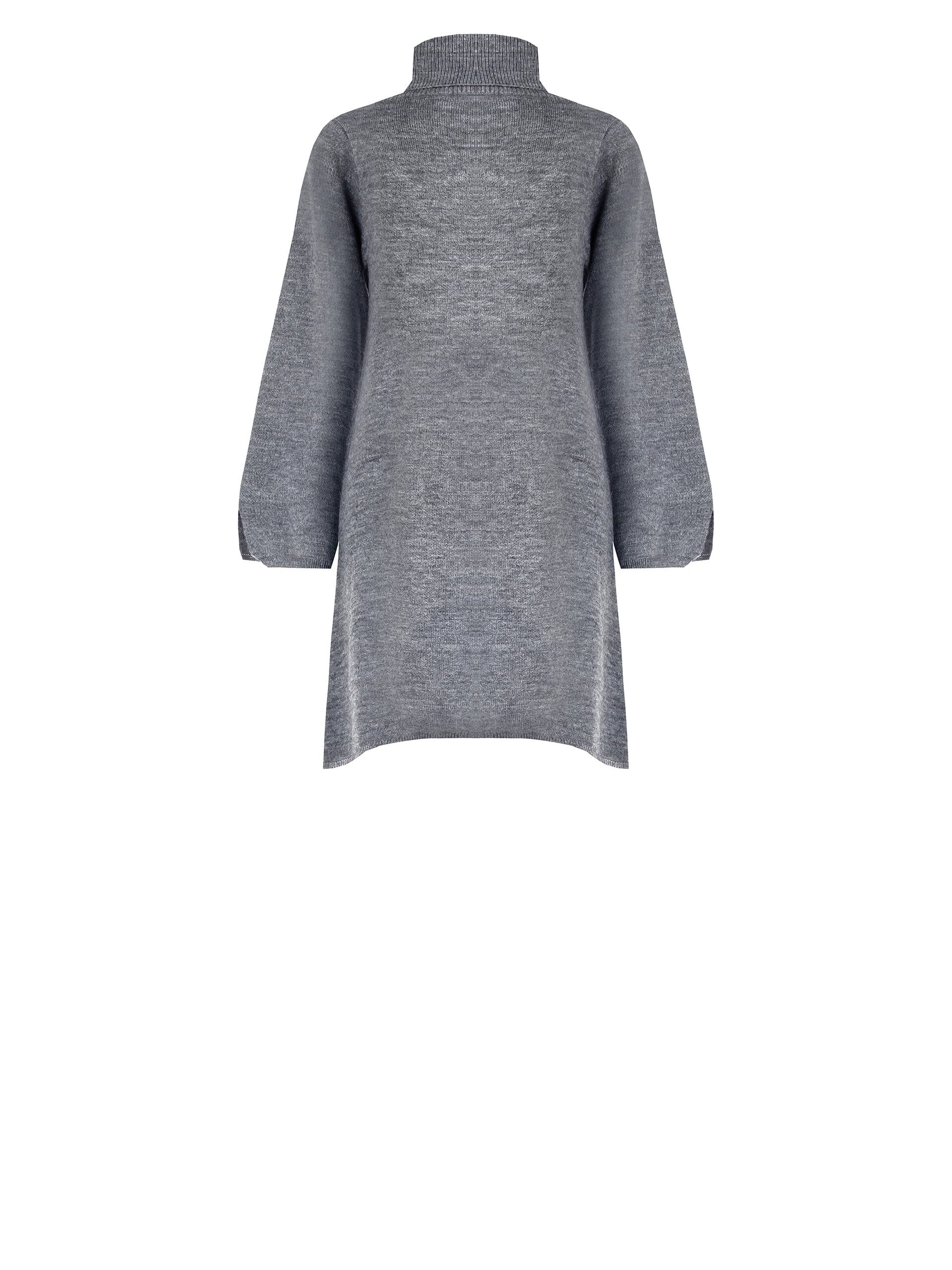 Robe courte en tricot à manches cloche Rinascimento