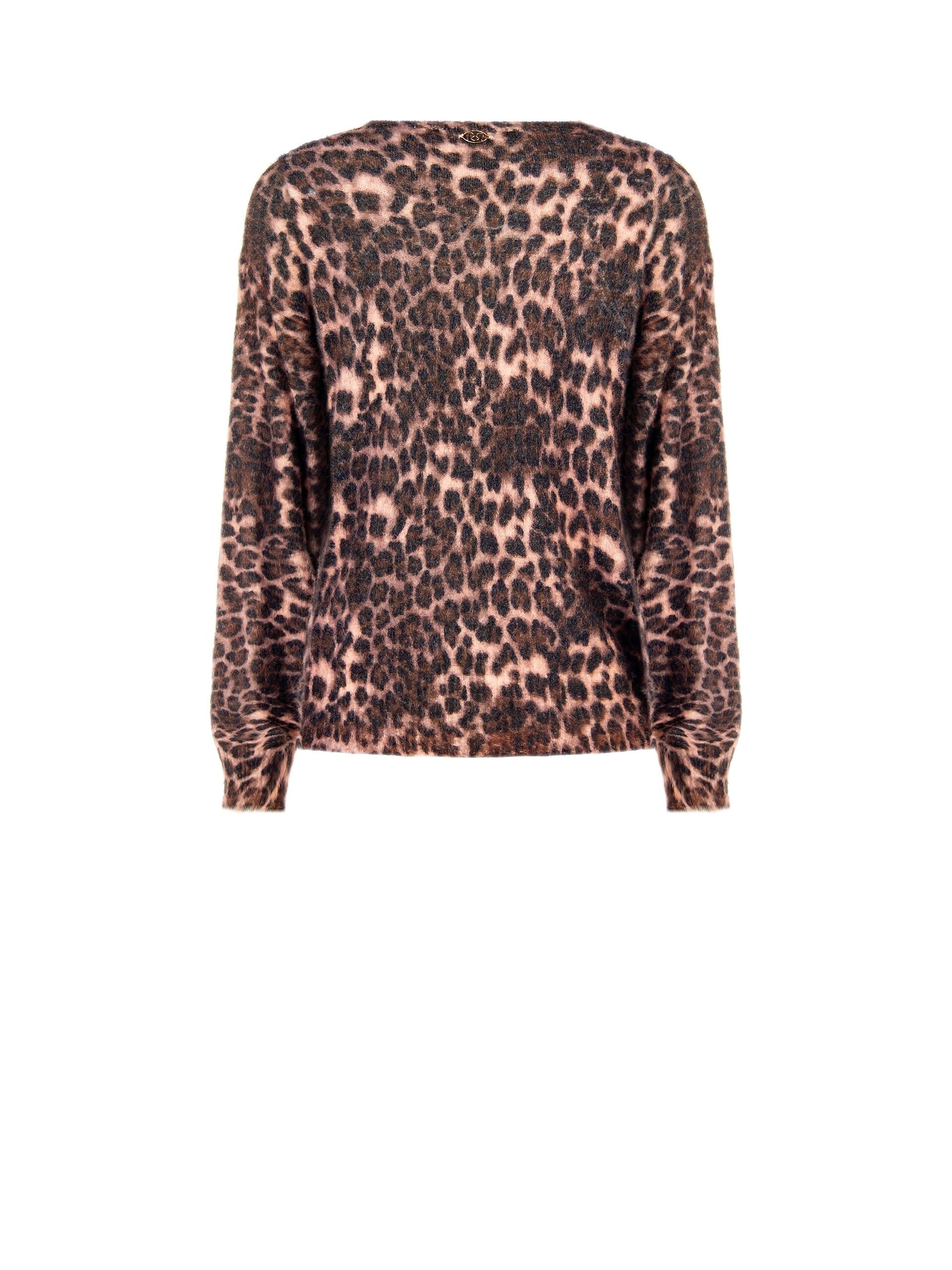 Rinascimento Long Furry Spotted Sweater