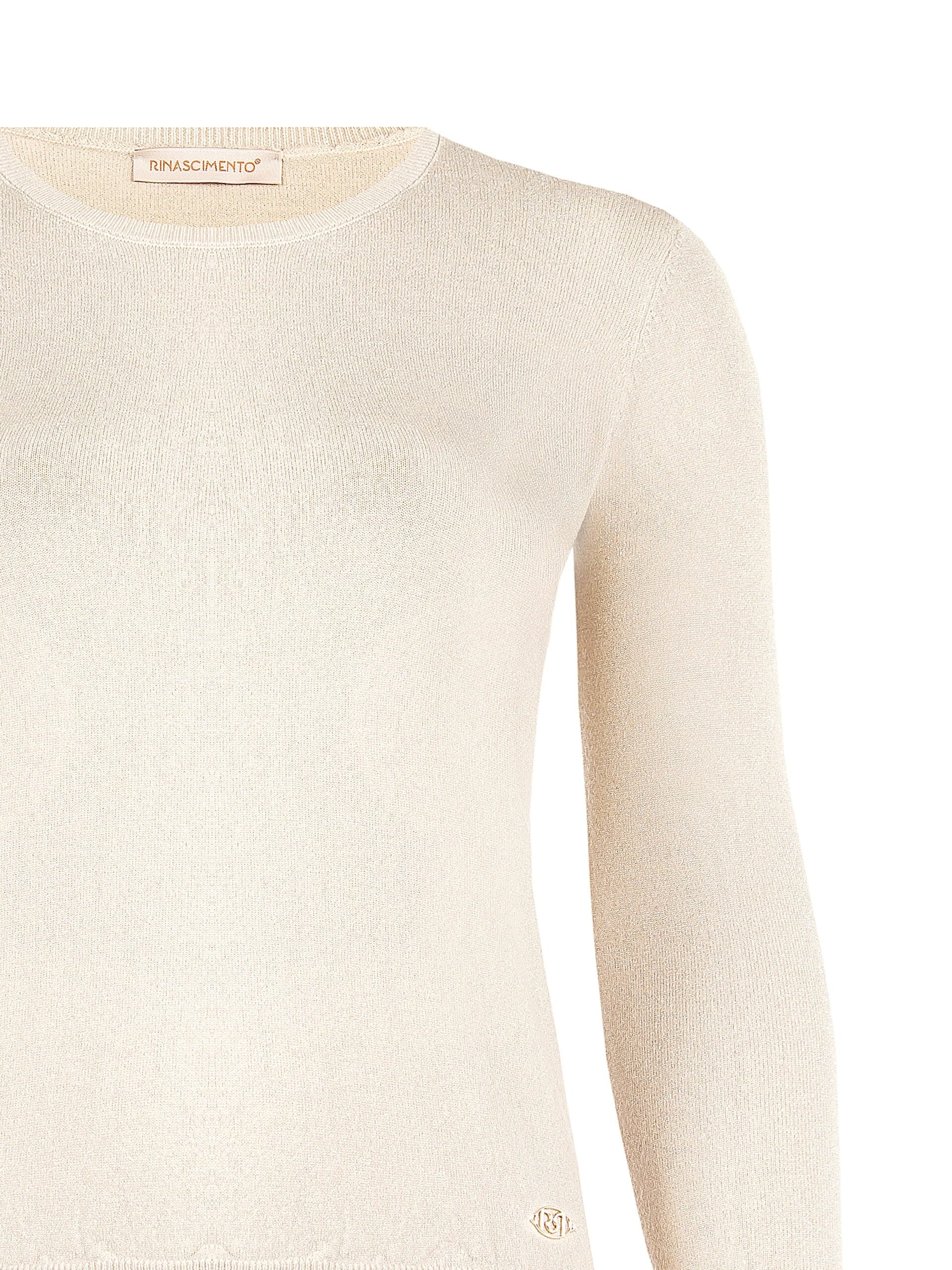 Rinascimento Curvy Lightweight Glitter Effect Lurex Yarn Sweater