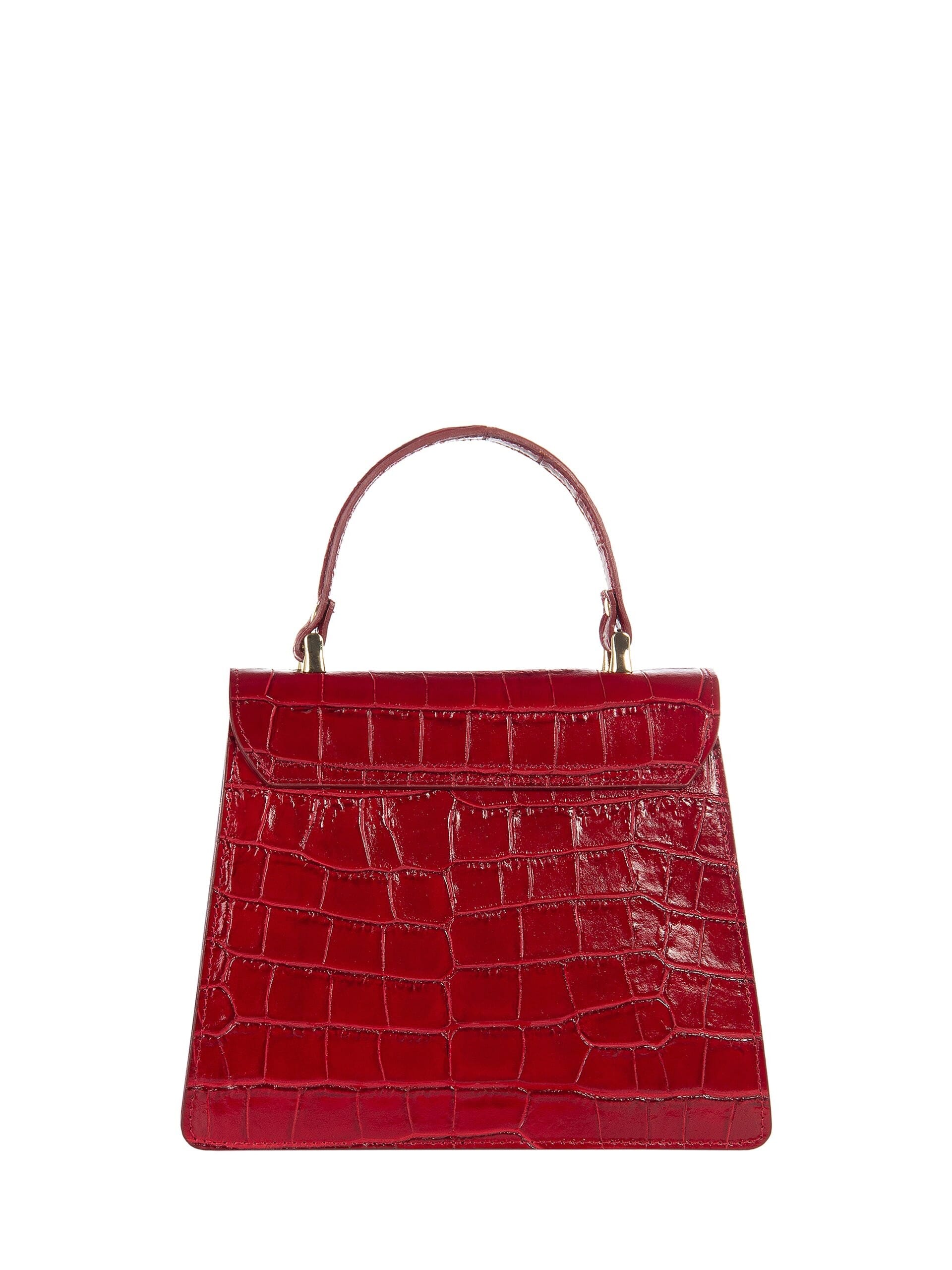 Sacoche en cuir véritable martellisé avec bandoulière amovible Rinascimento