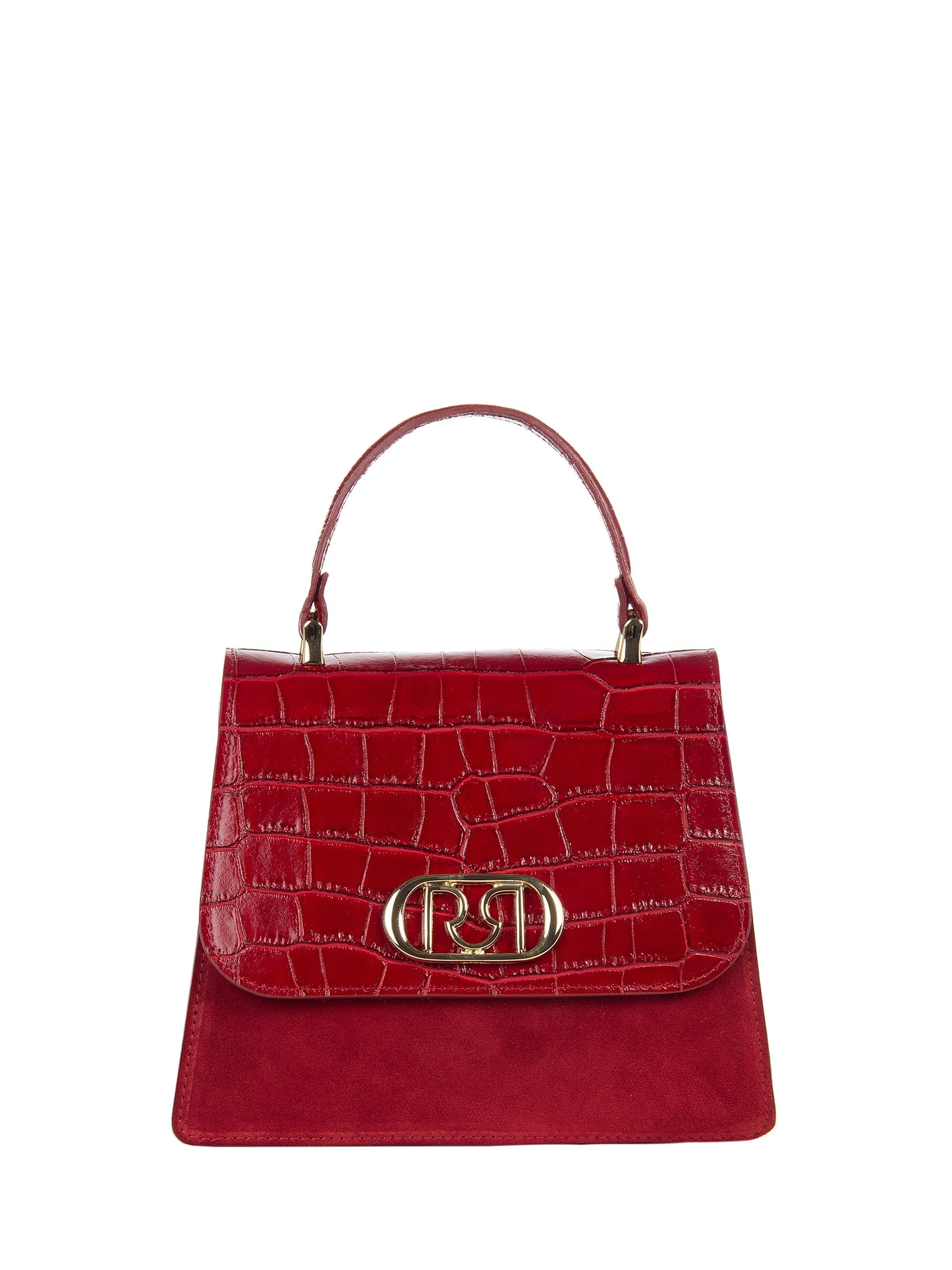 Sacoche en cuir véritable martellisé avec bandoulière amovible Rinascimento