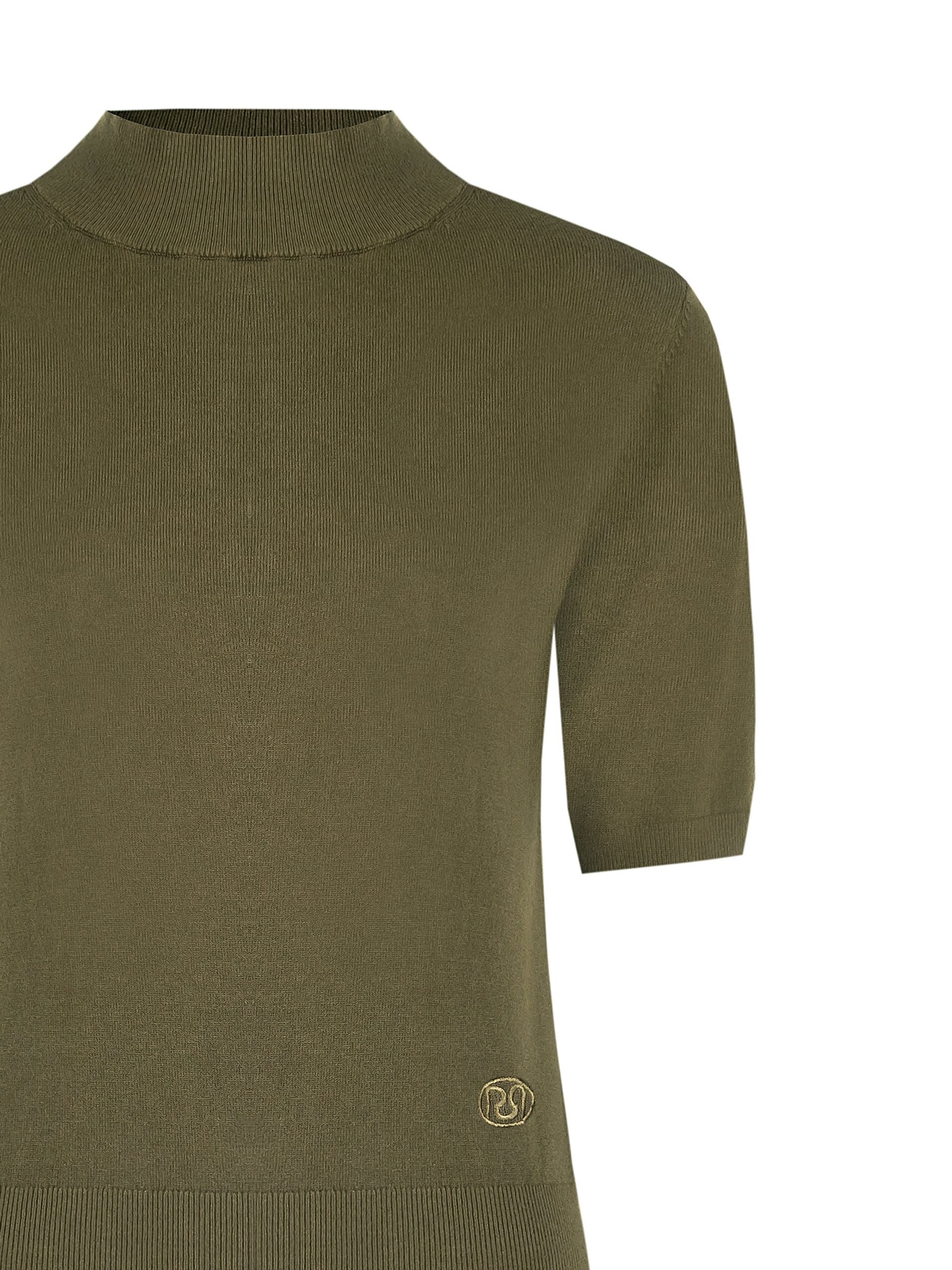 Pull à col roulé avec logo RR brodé Rinascimento