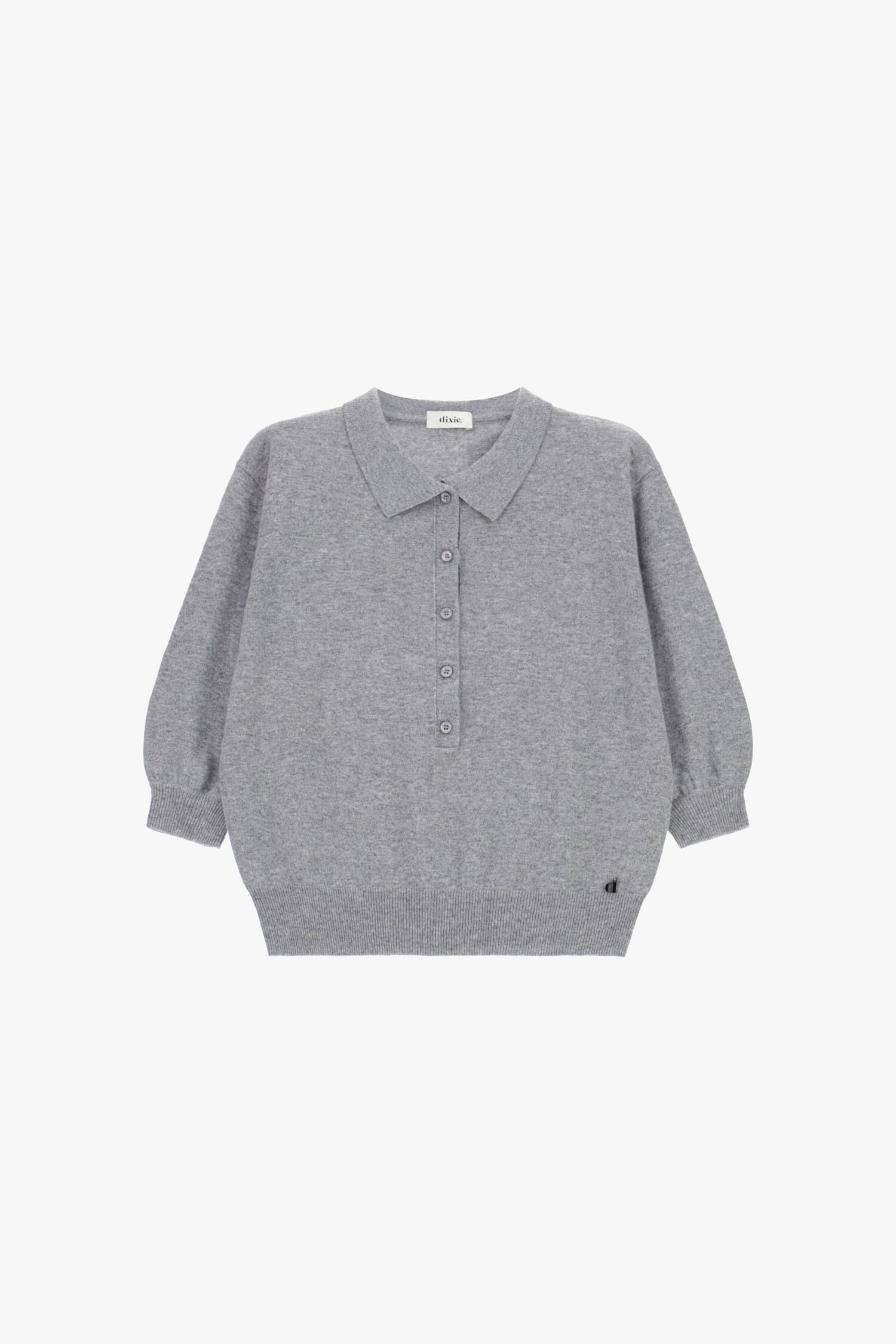 Maglione Pullover Collo Polo Manica 3/4 Dixie