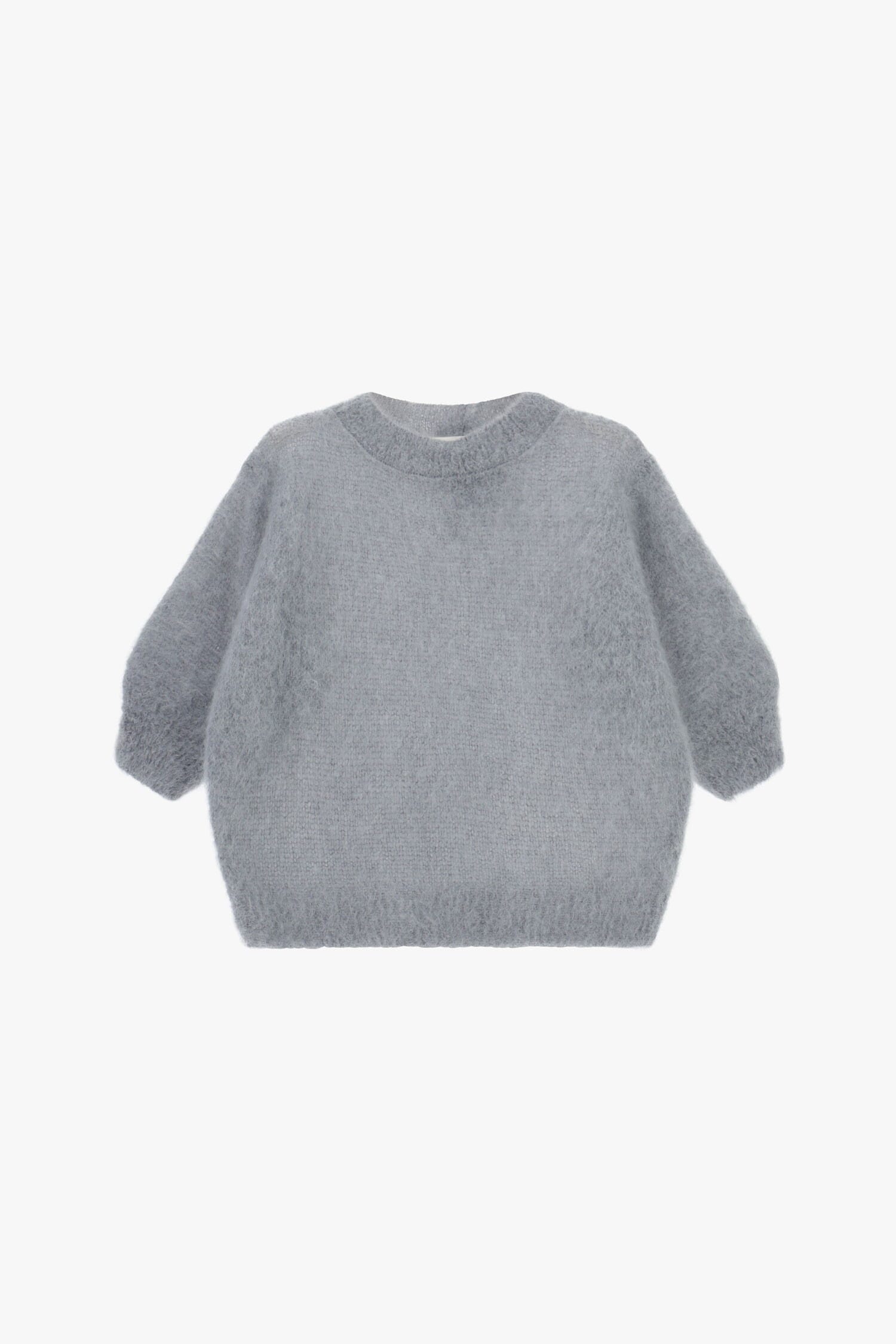 Dixie Three-Quarter Sleeve Oversized Crew Neck Sweater