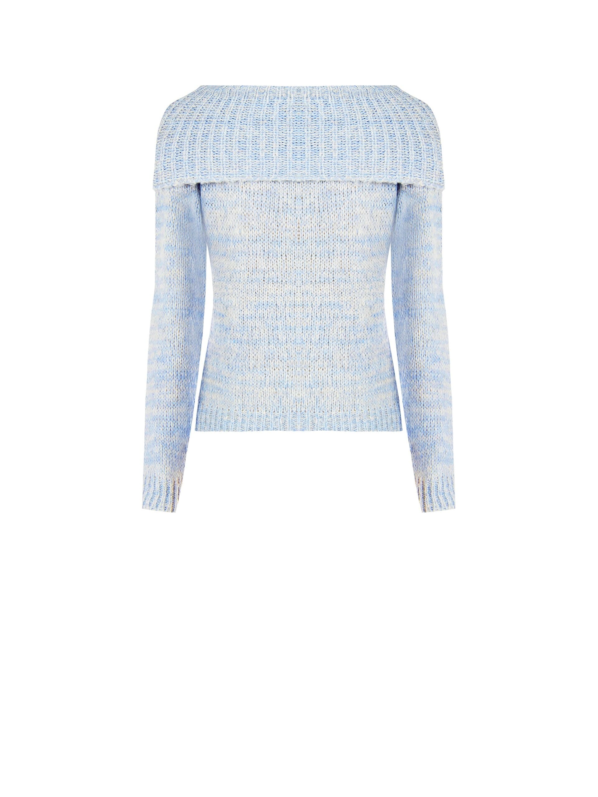 Bare Shoulders Sweater With A Lurex Stitch Rinascimento